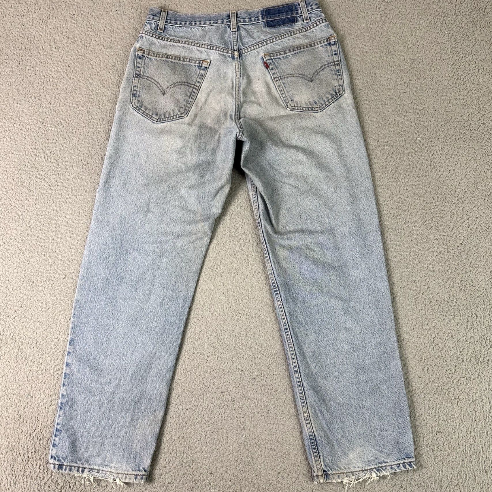 Levi's VINTAGE Levi's Jeans Mens 32x29 Relaxed Straight Denim Distressed 90s Vtg Jeans Size US 32 / EU 48 - 5 Thumbnail