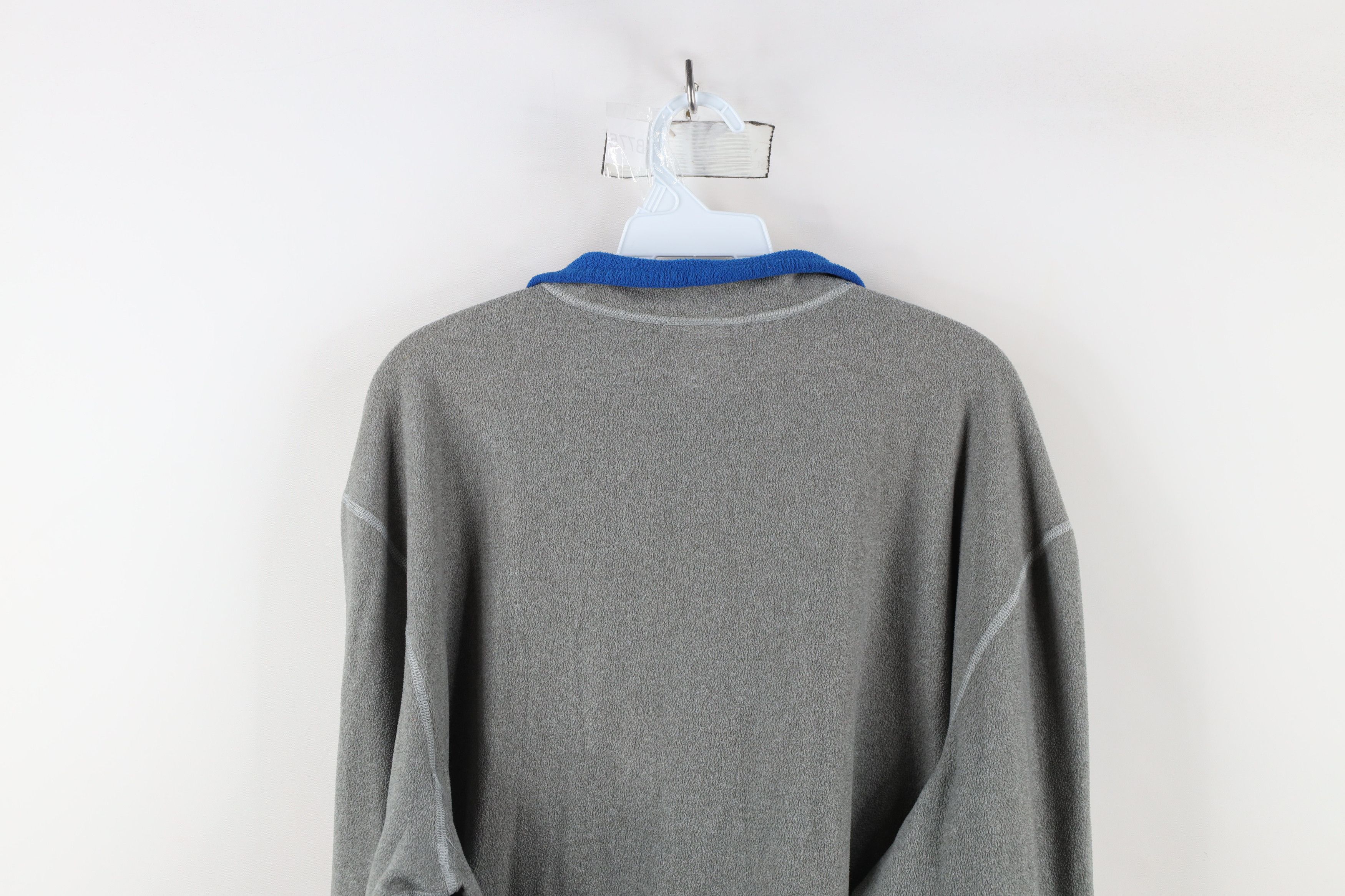 The North Face × Vintage The North Face Lightweight Fleece Half Zip Sweater Gray Size US XL / EU 56 / 4 - 13 Thumbnail