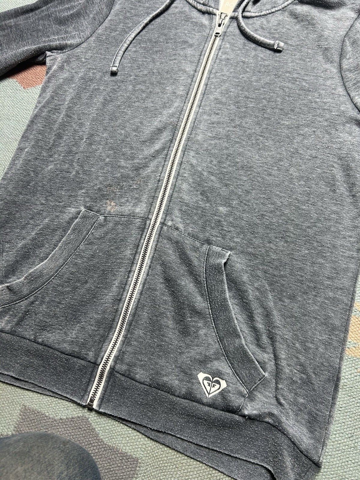 Vintage Roxy surf hoodie zip quiksilver billabong beach women’s XL Size XL / US 12-14 / IT 48-50 - 4 Thumbnail