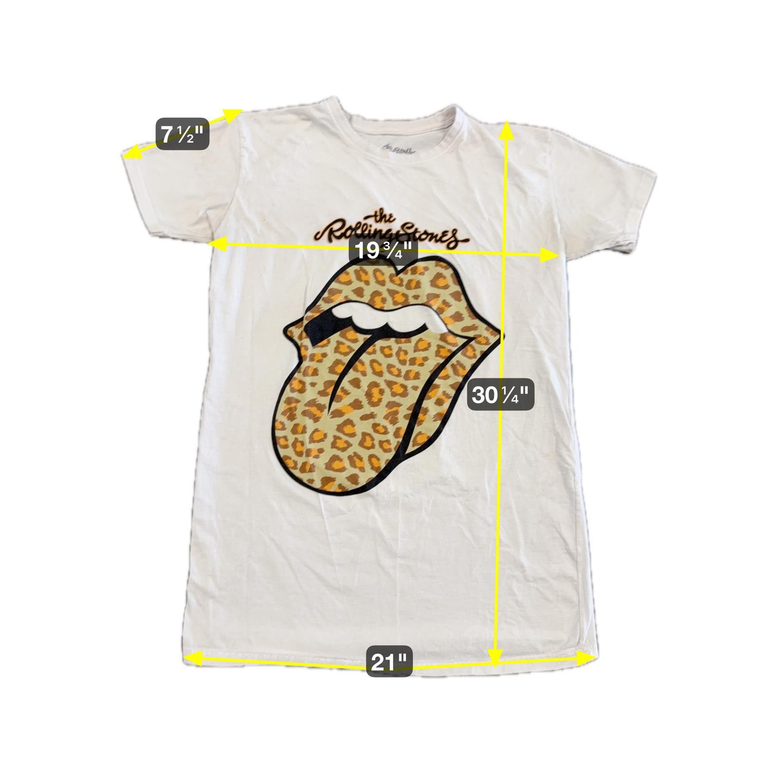 The Rolling Stones The Rolling Stones Leopard Tongue Logo T-Shirt Made in UK 6 Size XS / US 0-2 / IT 36-38 - 4 Thumbnail