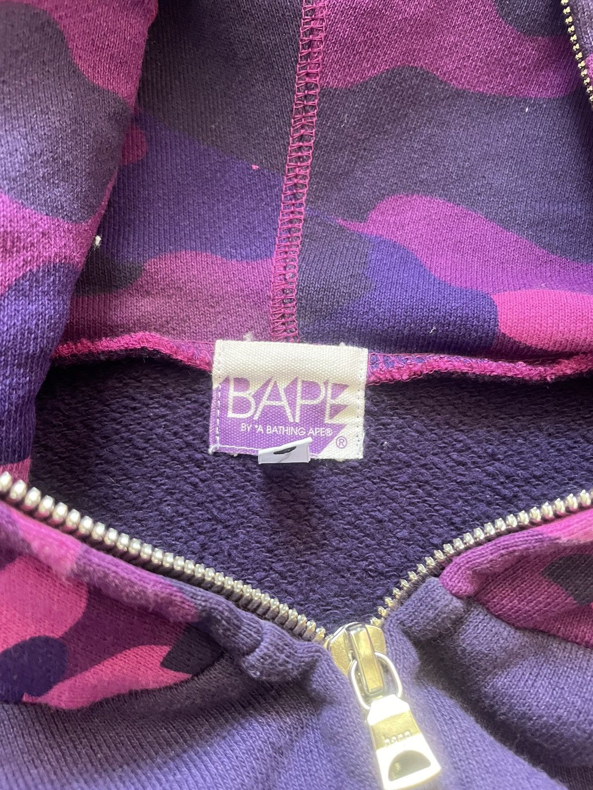 Bape × Nigo Crazy Camo Full Zip Hoodie Size US L / EU 52-54 / 3 - 3 Thumbnail