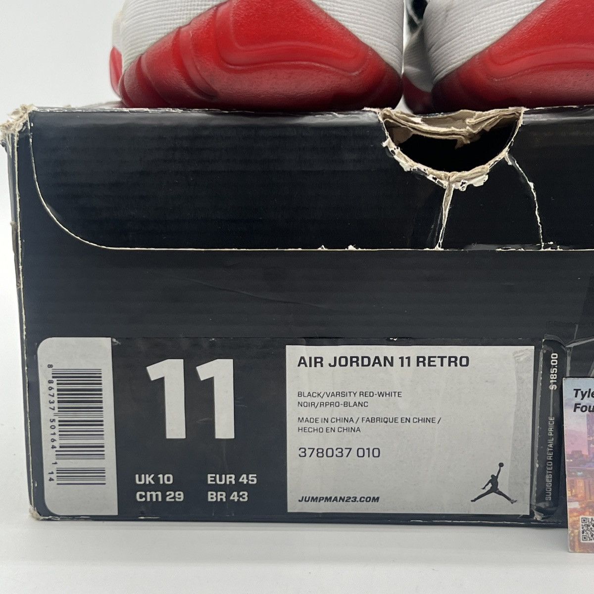 Jordan Brand Air Jordan 11 Bred Size US 11 / EU 44 - 6 Thumbnail