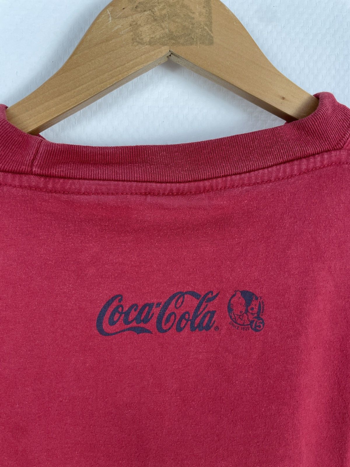 Coca Cola Rare 1929 Coca Cola Big Print Logo tintin made in Usa T-Shirt Tee Size US M / EU 48-50 / 2 - 8 Thumbnail