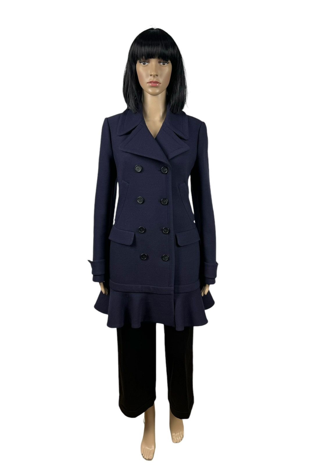 Prada Prada Virgin Wool Coat Basque size 40 Size S / US 4 / IT 40 - 2 Thumbnail