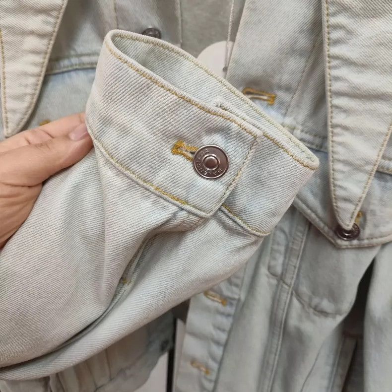 Balenciaga Balenciaga size 38 Cotton denim jacket 2502-Nextarrow Size US M / EU 48-50 / 2 - 4 Thumbnail
