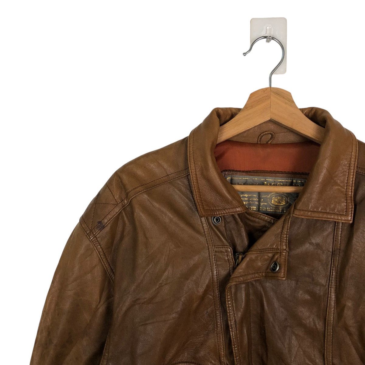 Japanese Brand VINTAGE PARACHUTE LEATHER JACKET HARAJUKU MOTHER ISSEYMIYAKE Size US M / EU 48-50 / 2 - 6 Thumbnail