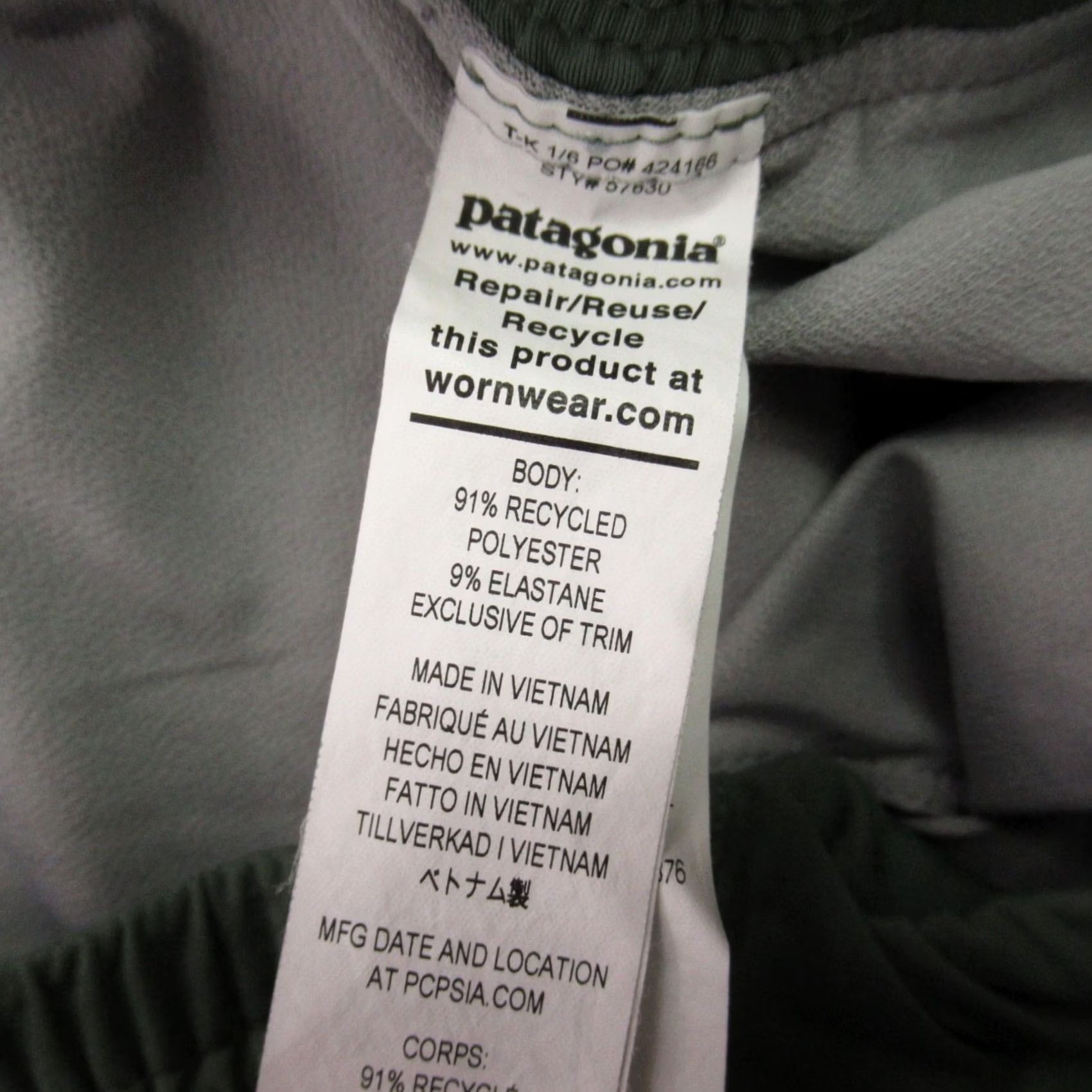 Patagonia Patagonia Shorts Mens 2XL Outdoor Activewear Lightweight Green Size US 36 / EU 52 - 4 Thumbnail
