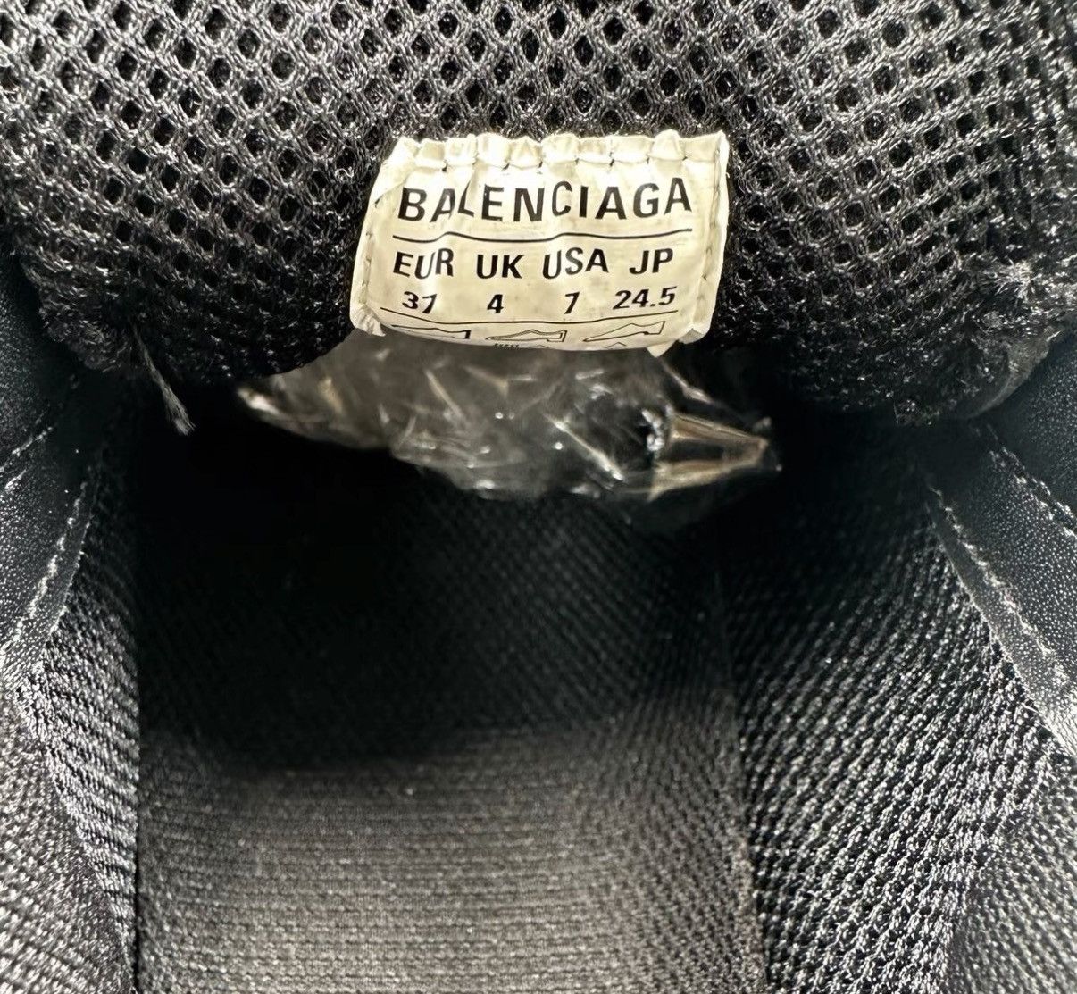 Balenciaga Balenciaga Triple S Black Full Crystal Dad Sneakers K12 Size US 7.5 / IT 37.5 - 6 Thumbnail