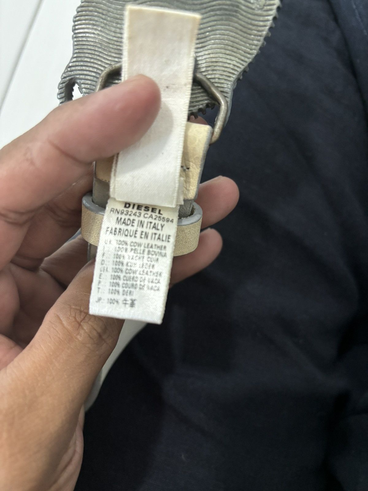Diesel × Diesel Black Gold Diesel belts buckle Size 34 - 5 Thumbnail