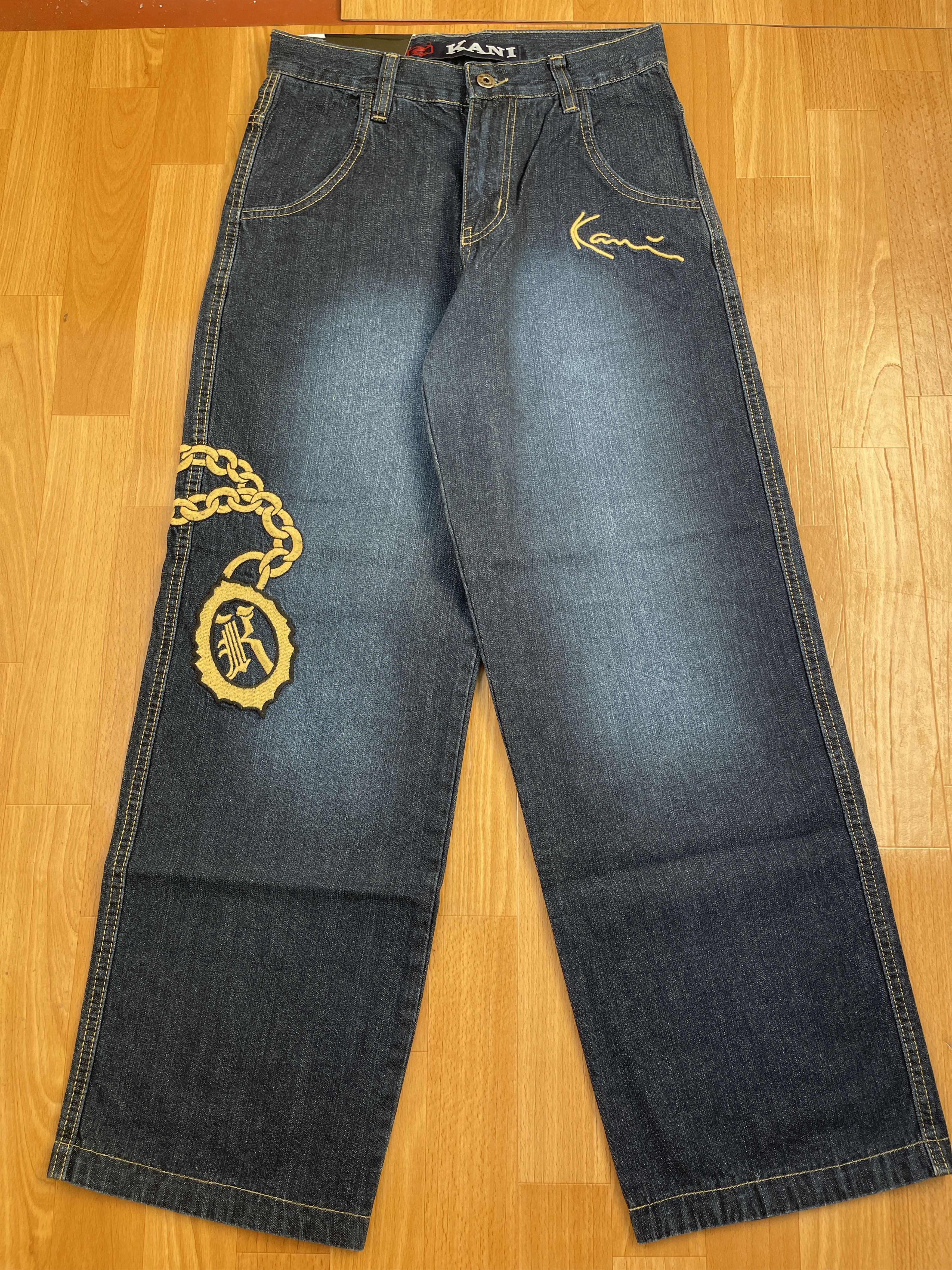 Karl Kani KARL KANI jeans, baggy, vintage Kani jeans, 90s hip hop W 28 Size US 28 / EU 44 - 2 Thumbnail