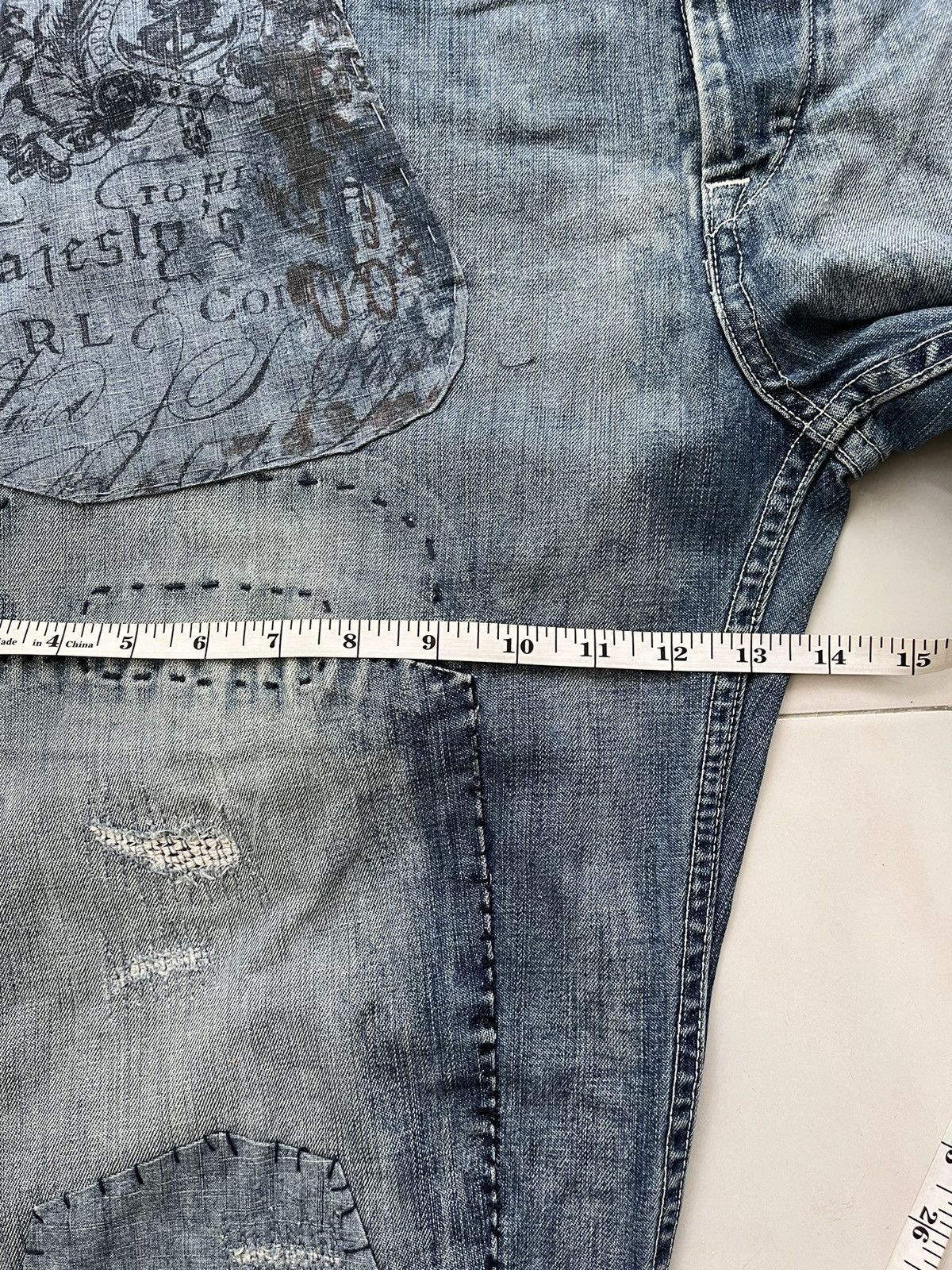 Ralph Lauren 💥 Ralph Lauren Repaired Boro Patchwork Naval Pants Size US 42 / EU 58 - 19 Thumbnail