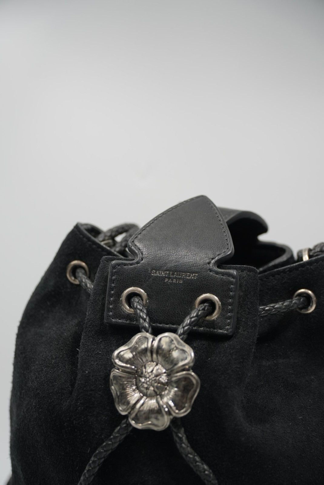 Saint Laurent Paris Saint Laurent Anja Suede Shoulder Bag Size ONE SIZE - 7 Thumbnail