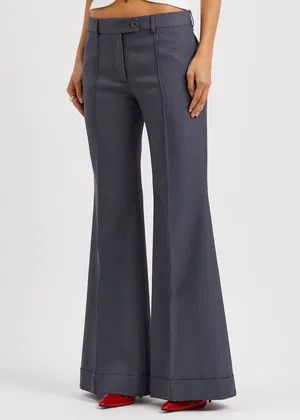 Acne Studios o1y0725 Casual Pant in Slate Blue Size 32" / US 10 / IT 46 - 2 Thumbnail