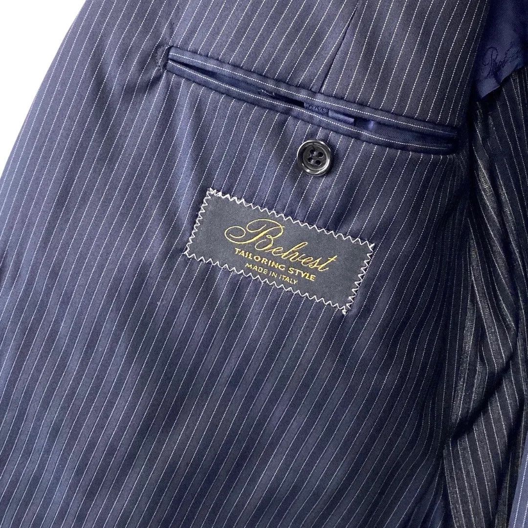 Belvest Belvest Striped Suit with Original Hanger Size 46R - 7 Thumbnail
