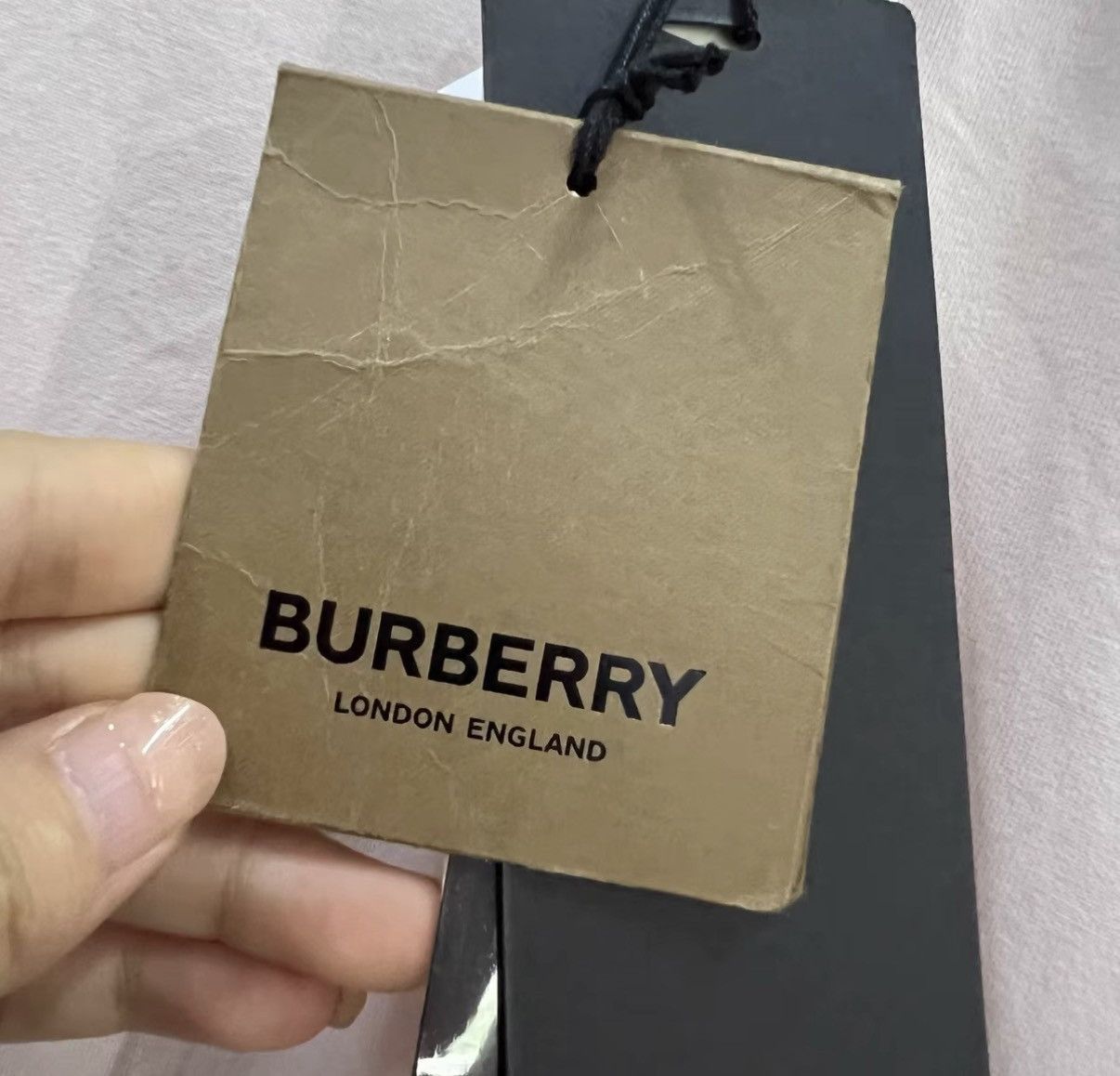 Burberry Burberry Pale Pink TB Embroidered Short Sleeve J41 Size S / US 4 / IT 40 - 5 Thumbnail
