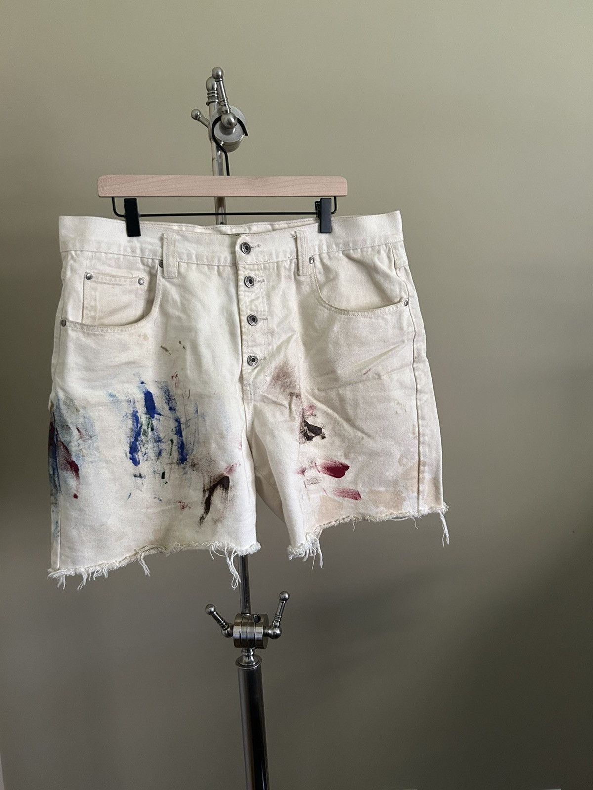 UNIONBAY Y2K UnionBay Thrashed Cutoff Shorts Size US 38 / EU 54 - 1 Thumbnail