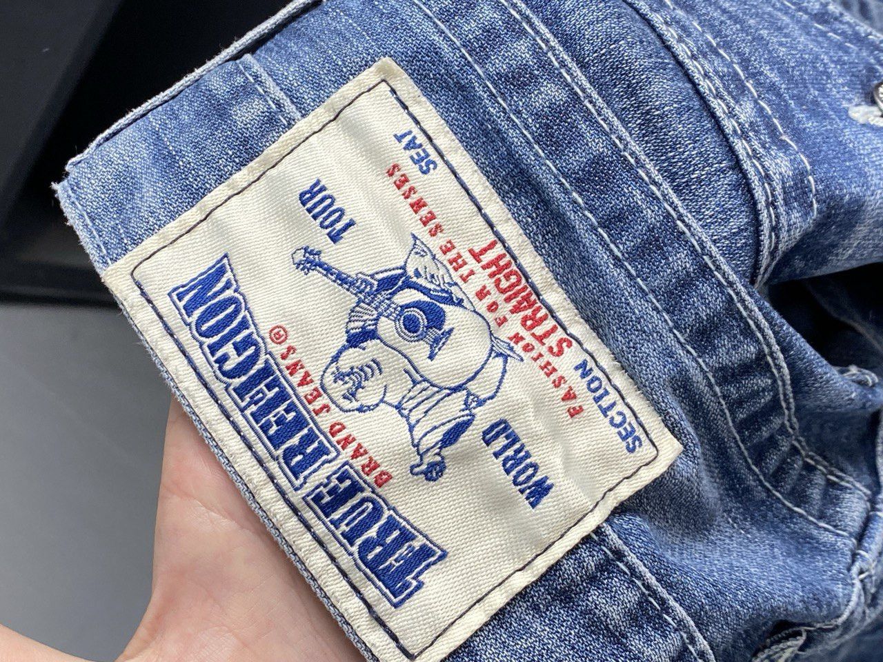 Japanese Brand × True Religion Vintage True Religion Distressed Jeans Flair Size 31 Size US 31 - 14 Thumbnail