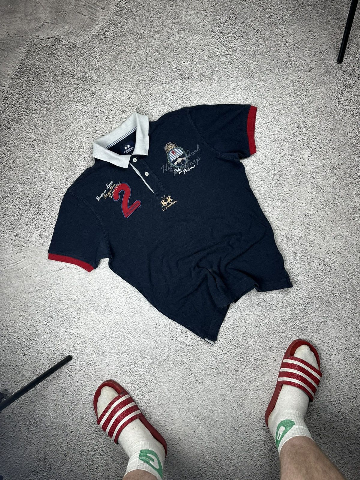 La Martina Vintage La Martina Polo Buenos Aires #2 Y2K Hype Old Money Size US S / EU 44-46 / 1 - 1 Thumbnail