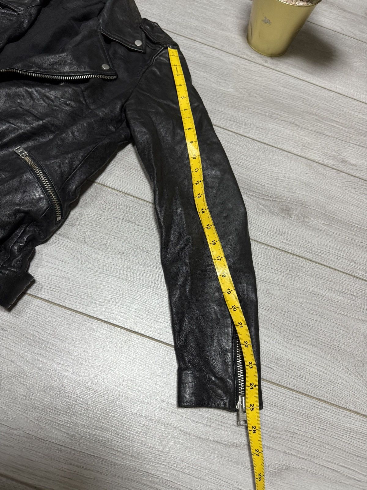 Allsaints Allsaints Kahawa biker leather zip jacket Size US S / EU 44-46 / 1 - 17 Thumbnail