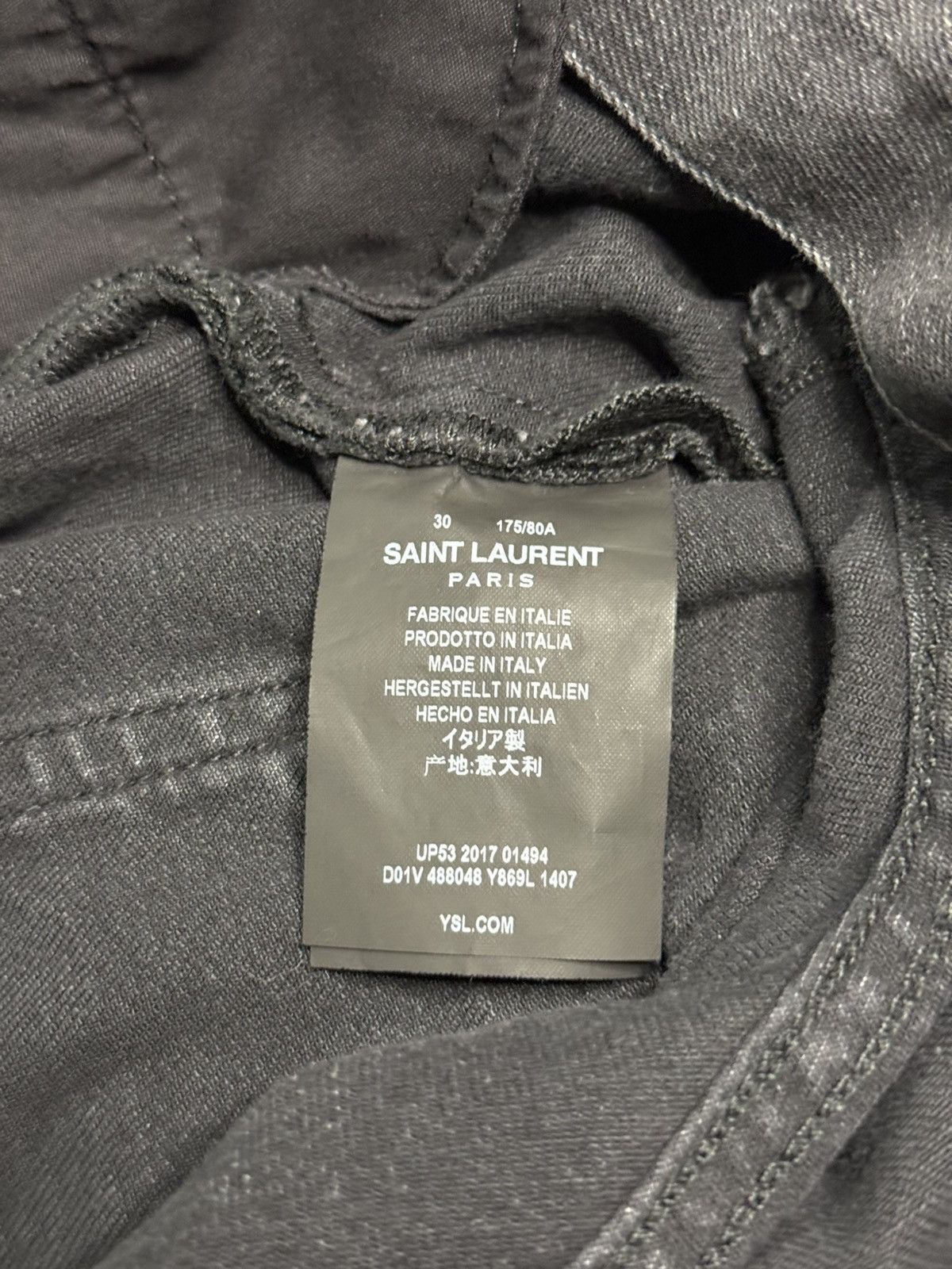 Saint Laurent Paris Saint Laurent Paris 2017 D02 Denim Size US 30 / EU 46 - 6 Thumbnail