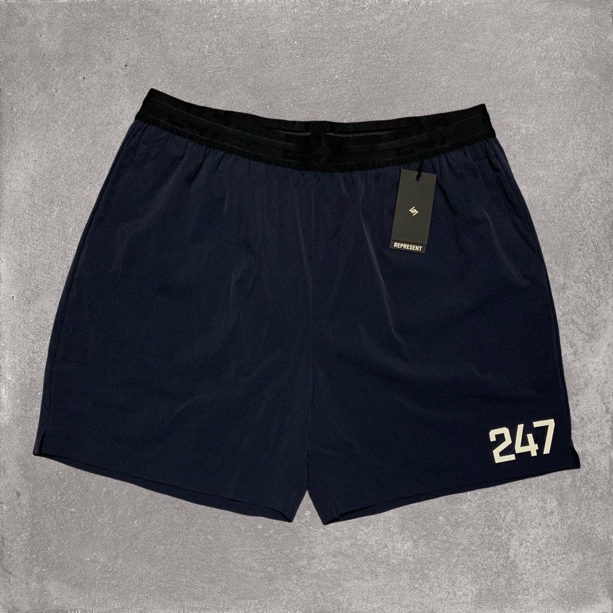 Represent XL Shorts 247 Fused Navy Blue Shorts Bottoms
