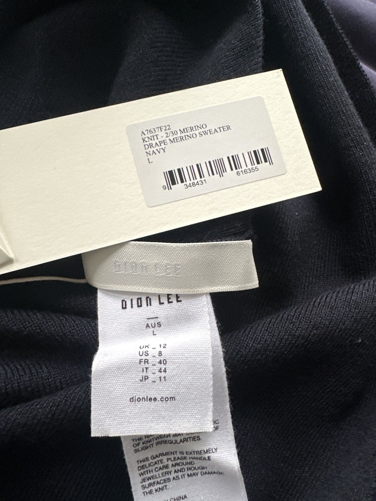 Dion Lee Merino Turtleneck Twist Front Sweater Size US M / EU 48-50 / 2 - 9 Thumbnail