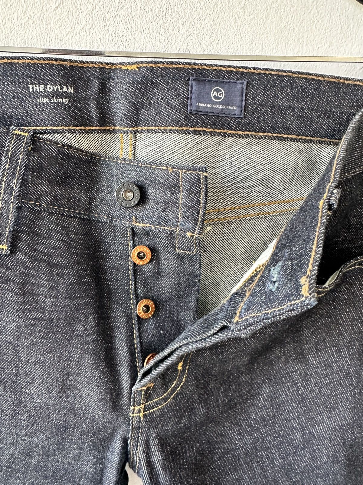AG Adriano Goldschmied AG Dylan Slim Skinny Jeans 30x34 Dark Wash Indigo Selvedge Size US 30 / EU 46 - 11 Thumbnail