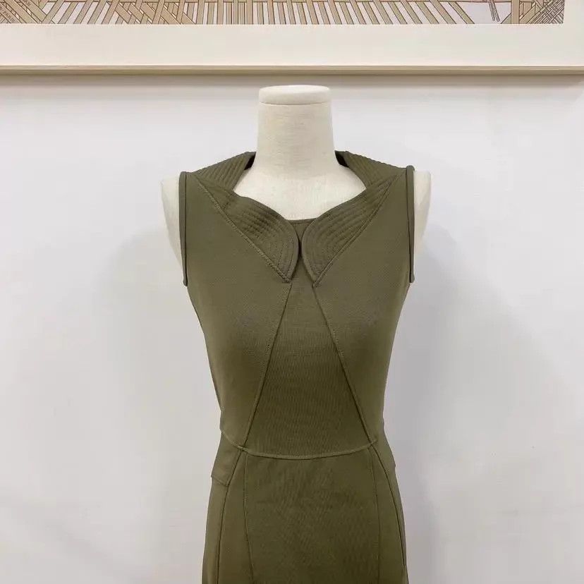 Givenchy Givenchy military green sleeveless dress 36 Size XS / US 0-2 / IT 36-38 - 5 Thumbnail