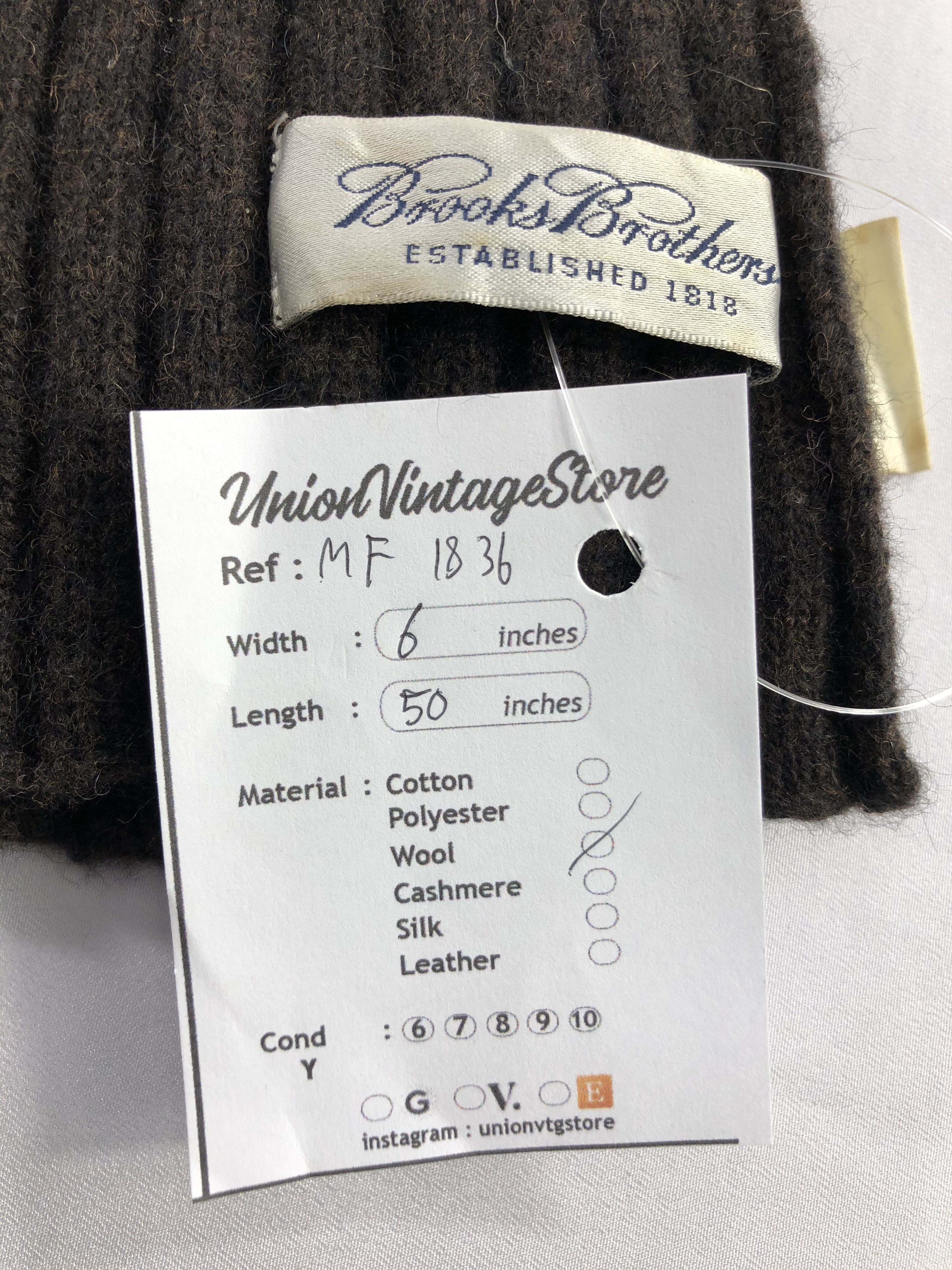Brooks Brothers Vintage Brooks Brothers Scarf/Muffler/Neckwear MF1836 Size ONE SIZE - 7 Thumbnail