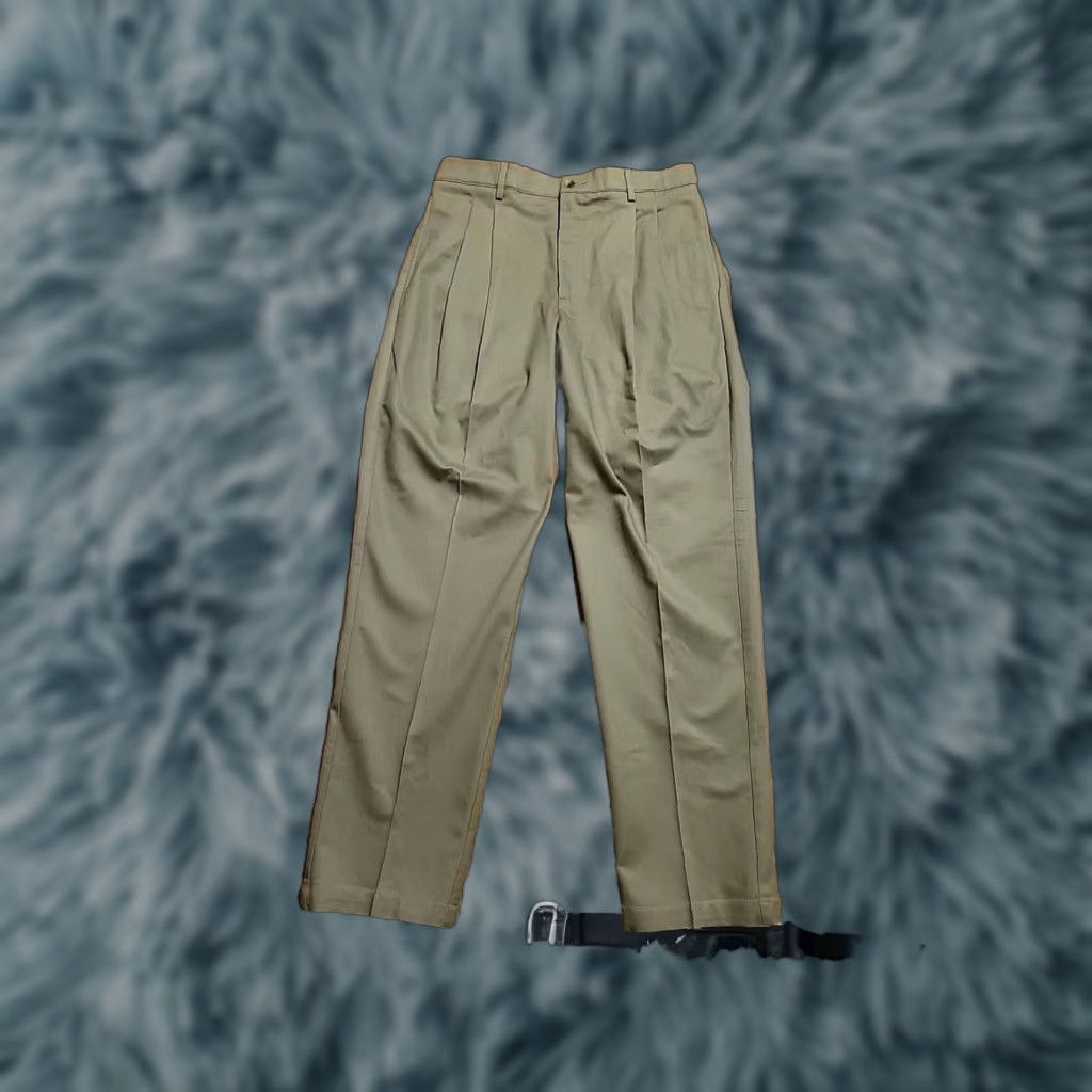 Club Room VINTAGE Club Room Chino Pants Pleated Beige 34x34 NWT Cotton Twill 1990s Boys? Womens? Size US 34 / EU 50 - 1 Thumbnail