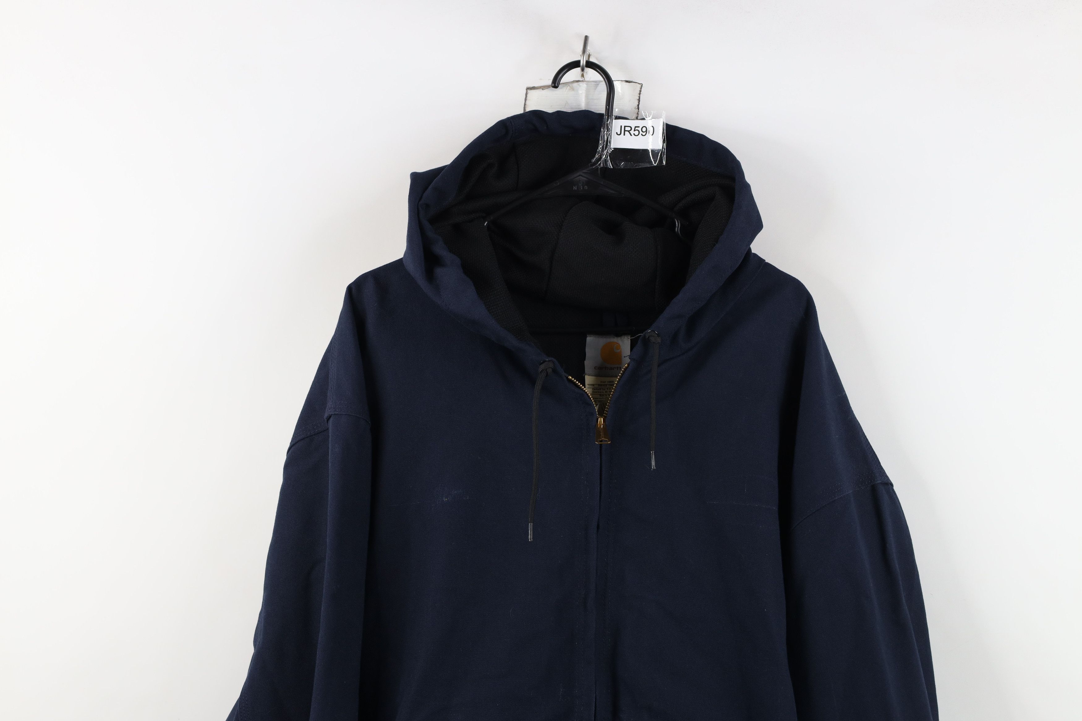 Carhartt Deadstock Vintage Y2K Carhartt Hooded Canvas Jacket J131 USA Size US XXL / EU 58 / 5 - 2 Thumbnail