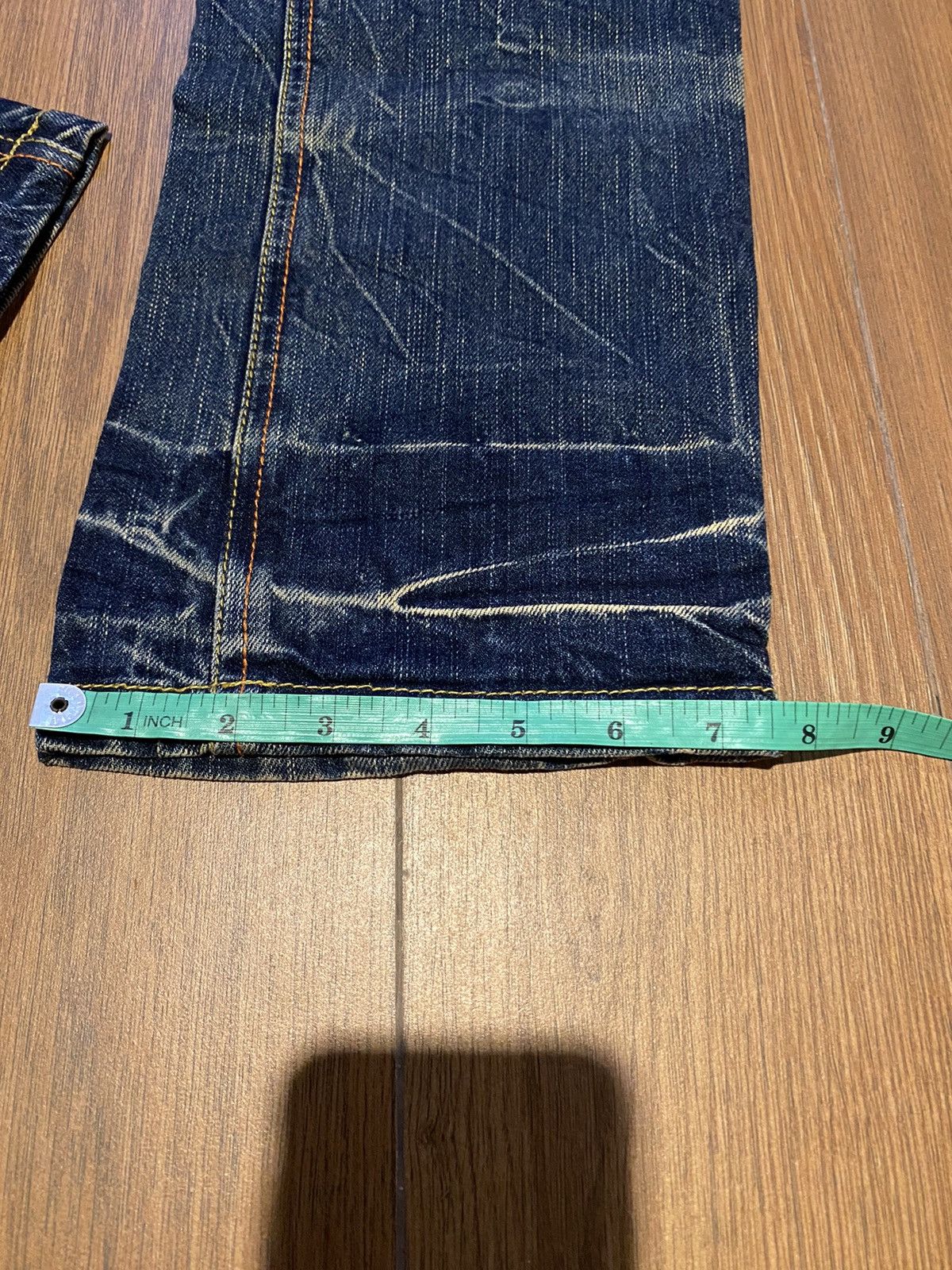 Japanese Brand Blow By Blue Distressed Denim Jeans Size US 30 / EU 46 - 18 Thumbnail