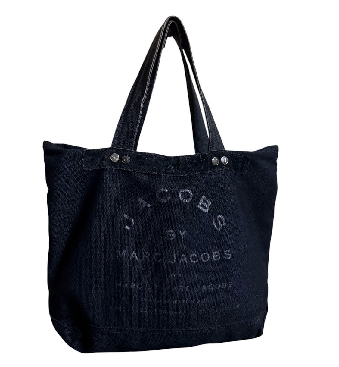 Marc by Marc Jacobs Marc by Marc Jacobs Canvas Totes Bag Leather Size ONE SIZE - 3 Thumbnail