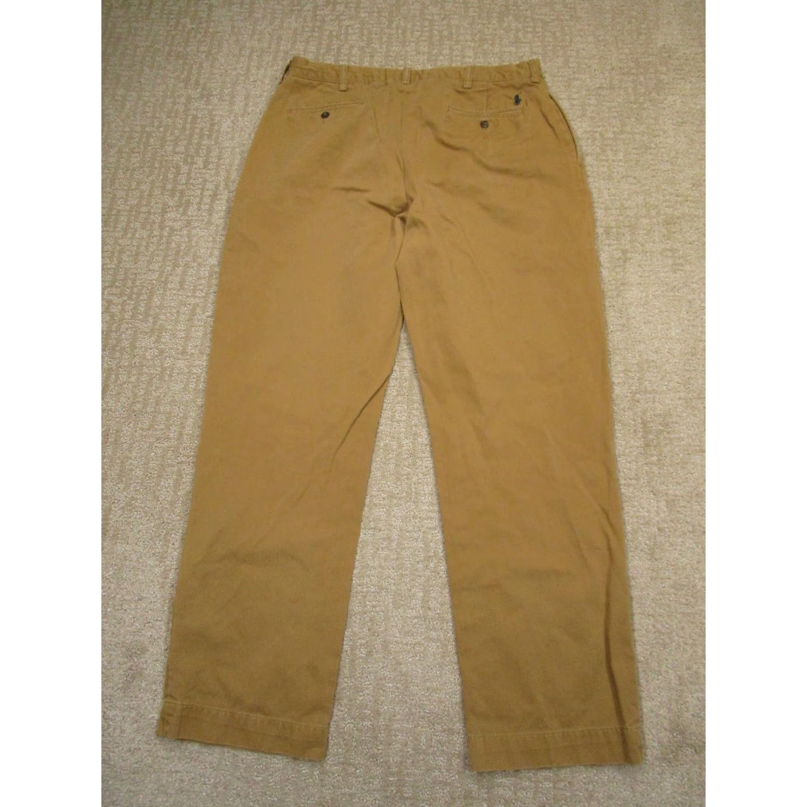 Polo Ralph Lauren Polo Ralph Lauren Pants Men 36x32 Pleated Brown Cropped? (Not in original) Size US M / EU 48-50 / 2 - 3 Thumbnail