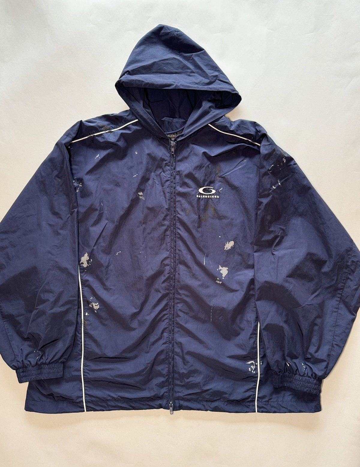 Balenciaga Balenciaga Paint Splatter Track Jacket Size US S / EU 44-46 / 1 - 4 Thumbnail
