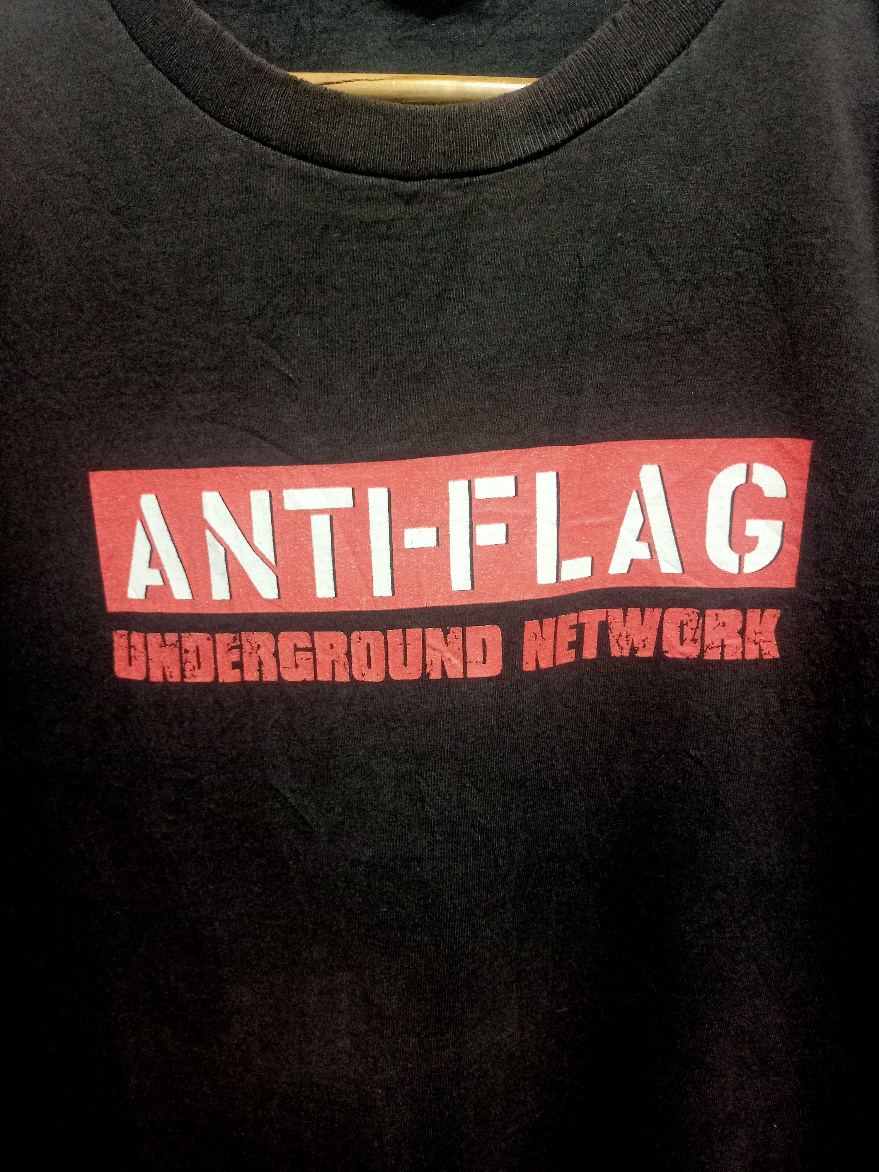 Band Tees × Vintage Vintage Anti Flag Underground Network tees Size US XL / EU 56 / 4 - 6 Thumbnail