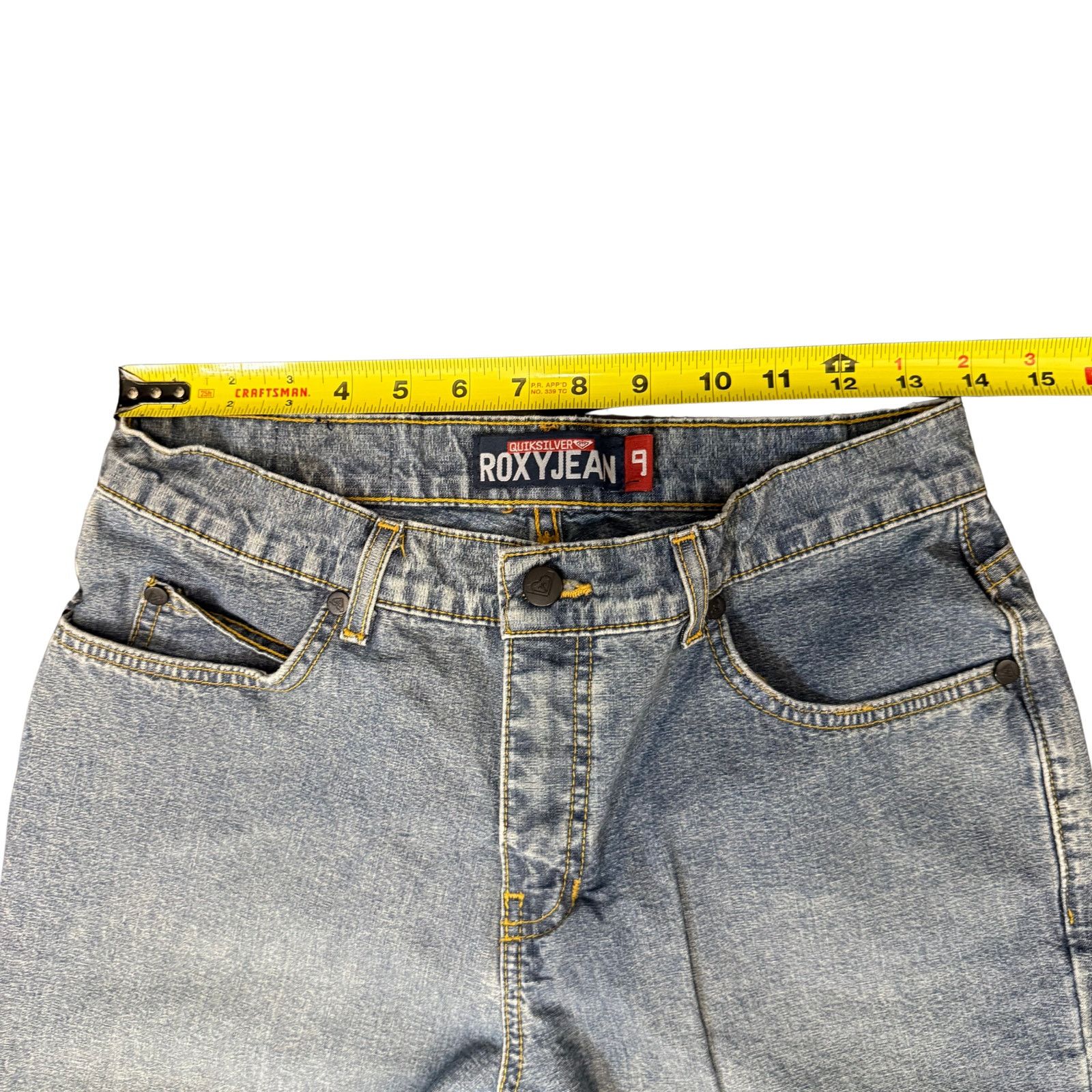 Quiksilver Vintage Roxy Quiksilver Straight Leg Jeans | Women's 9 Size 27" / US 4 / IT 40 - 4 Thumbnail