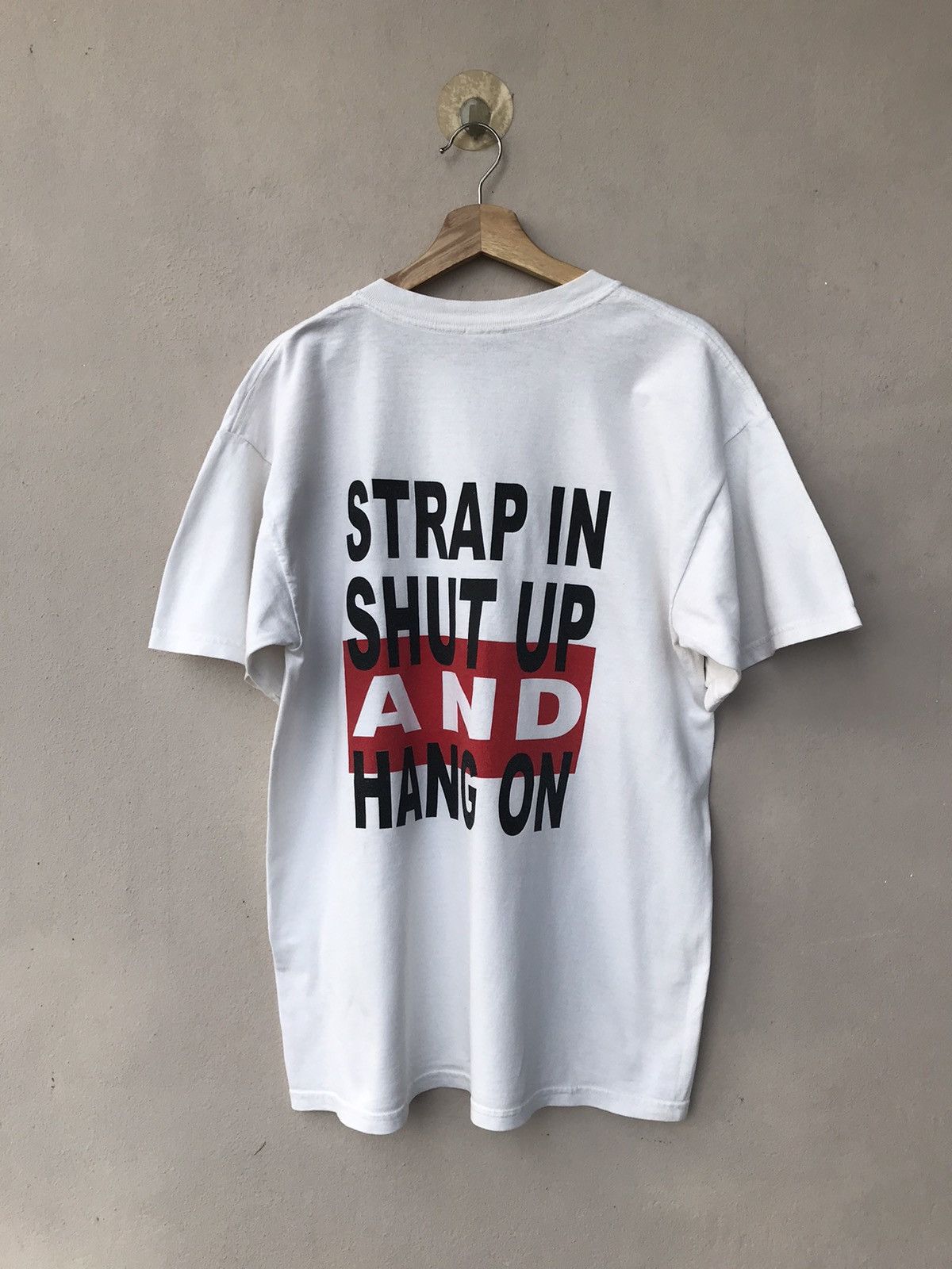 Vintage Vintage Strap in Shut Up and Hand On Tee Size US L / EU 52-54 / 3 - 7 Thumbnail