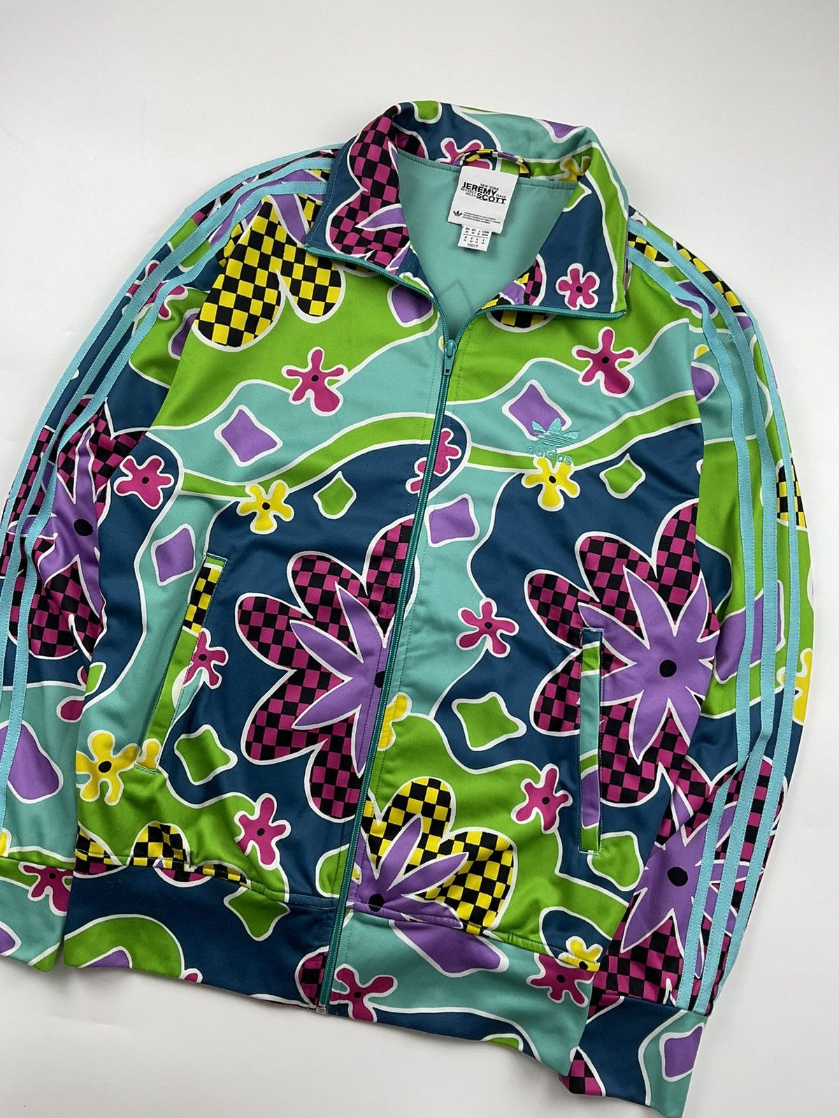 Adidas × Jeremy Scott Adidas x Jeremy Scott Floral Track Jacket Size US M / EU 48-50 / 2 - 5 Thumbnail