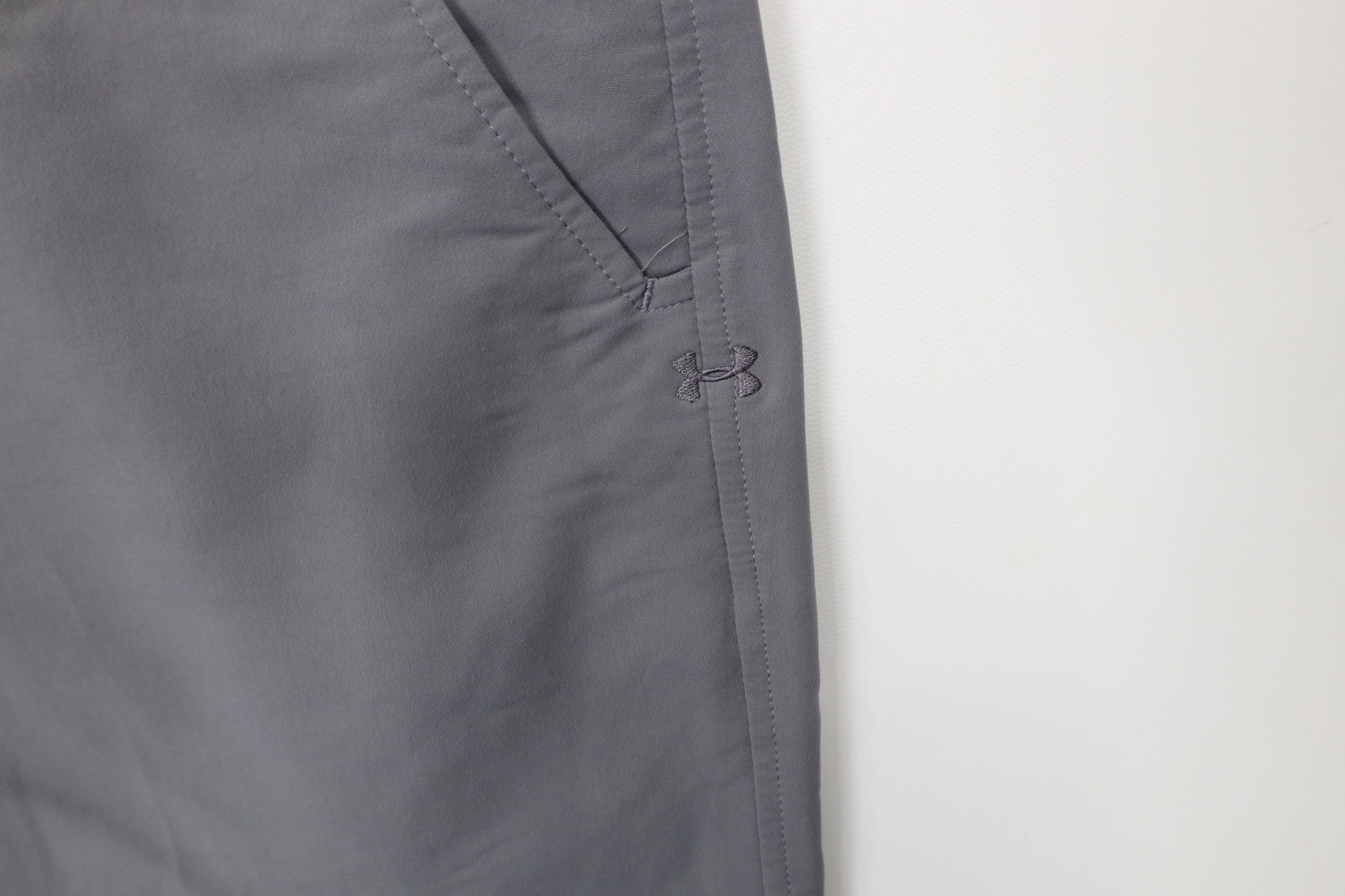 Under Armour × Vintage Under Armour Flat Front Tech Wide Leg Golfing Chino Pants Size US 34 / EU 50 - 5 Thumbnail
