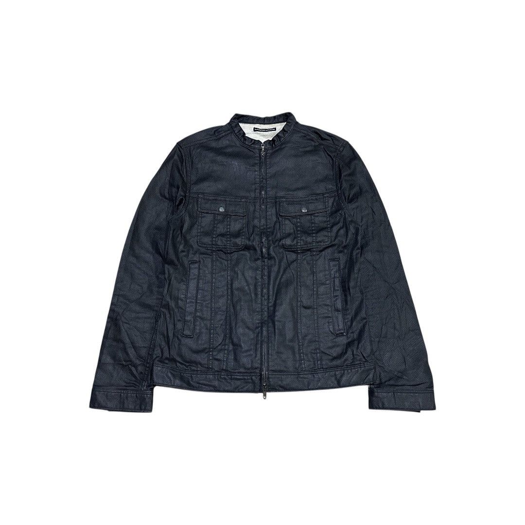 14th Addiction 🔥Y2K Lounge Lizard Wax Biker Jacket Rick Owens Julius Style Size US M / EU 48-50 / 2 - 3 Thumbnail