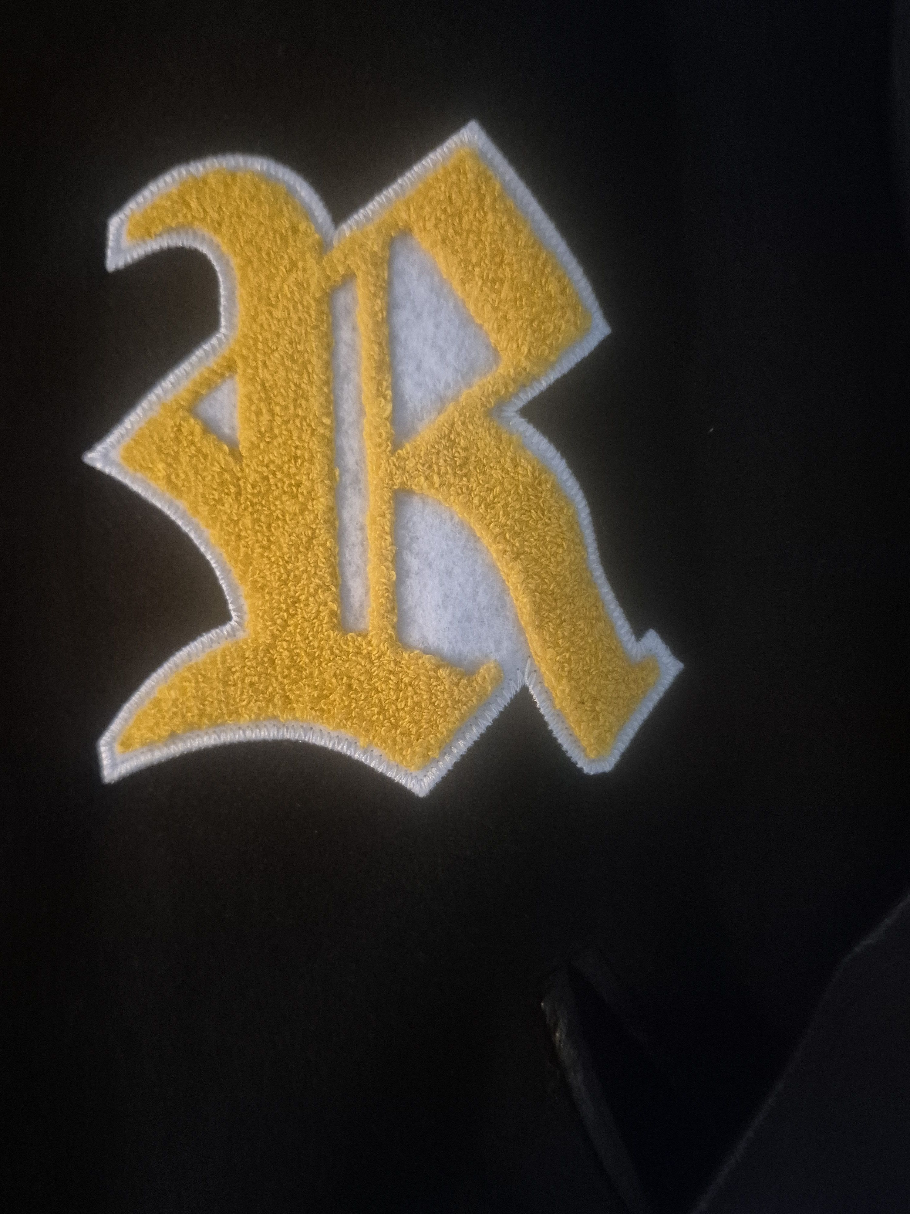 Revenge Revenge Black and Yellow Rottweiler Varsity Jacket Medium Size US M / EU 48-50 / 2 - 3 Thumbnail