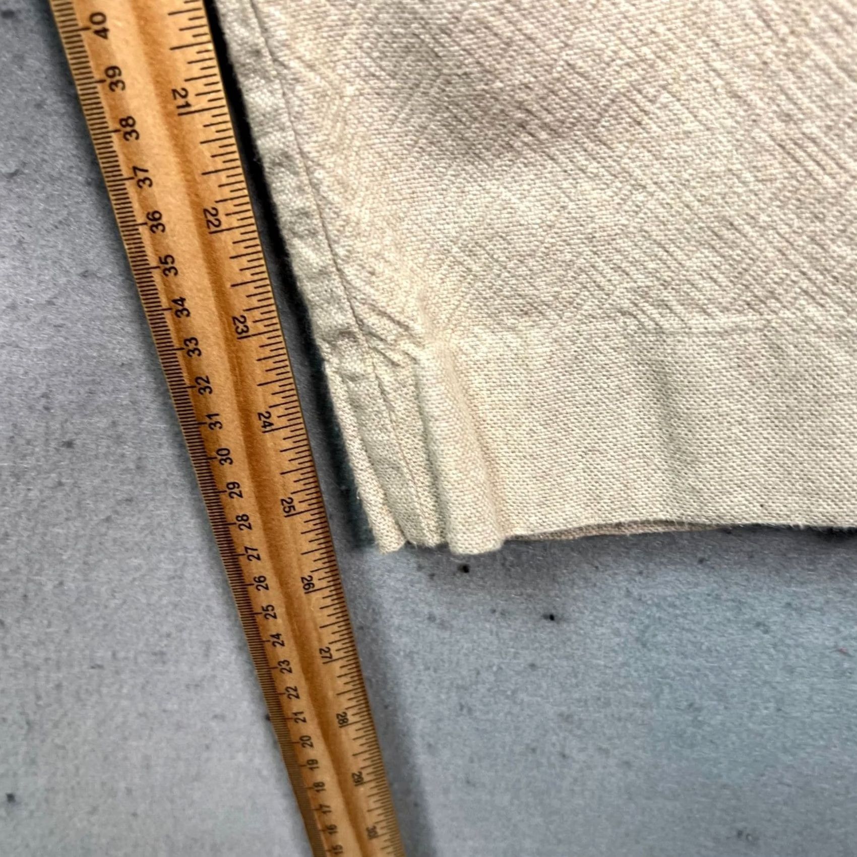 Abercrombie & Fitch Abercrombie & Fitch Mens 30 x 26 Beige Pleated Cotton Blend Pants Shirt? Size US 30 / EU 46 - 7 Thumbnail