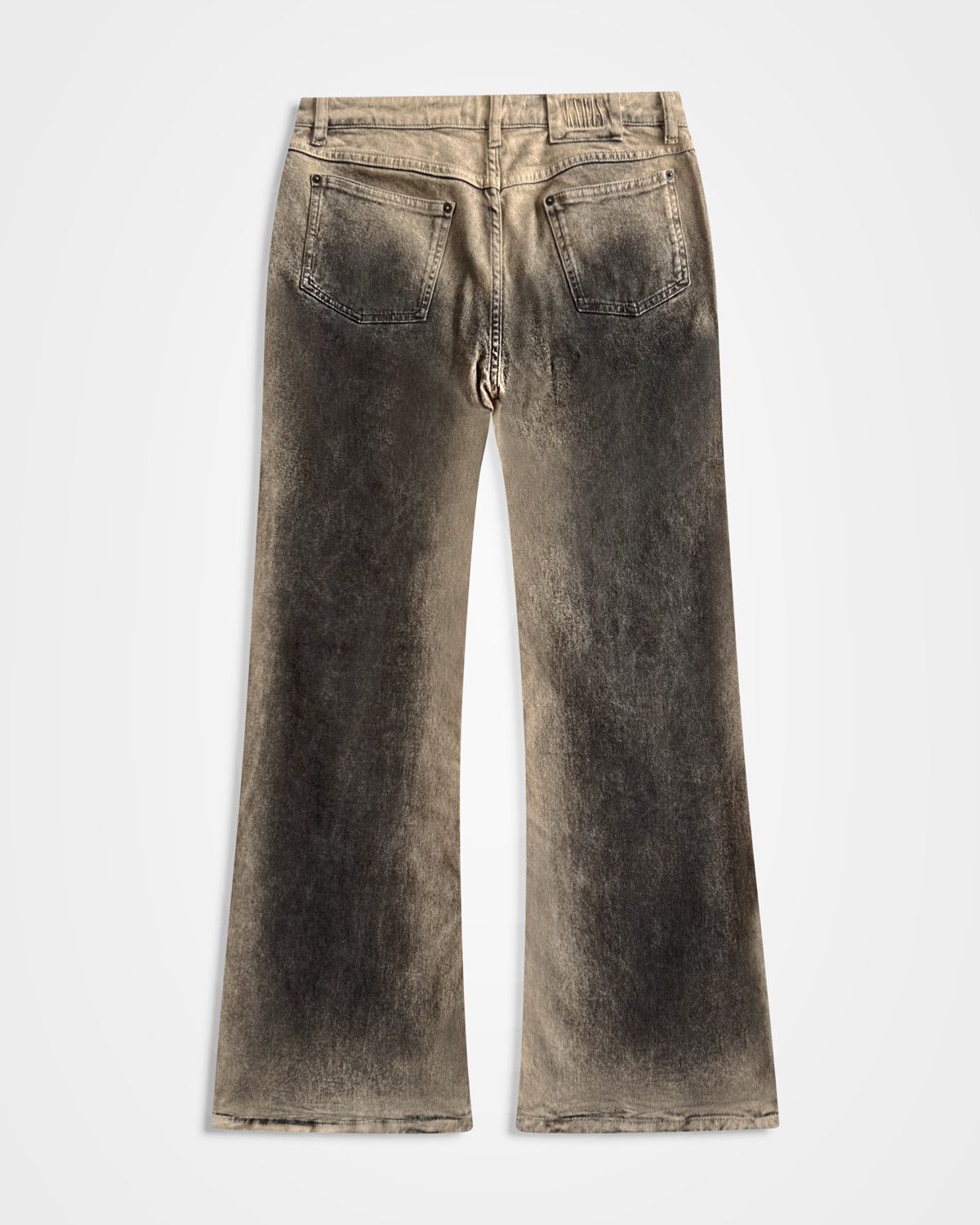 KNWLS KNWLS, AW23 Distressed Sand Alice Jeans Size 30" / US 8 / IT 44 - 2 Thumbnail