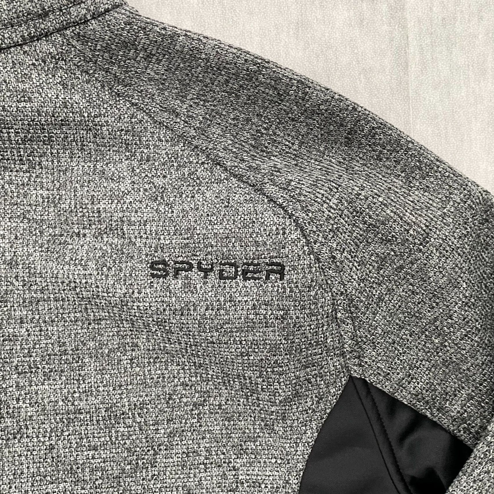 Spyder Spyder Jacket Adult Large Gray Black Accents 1/4 Zip Pullover Fleece Logo Mens L Size US L / EU 52-54 / 3 - 7 Thumbnail