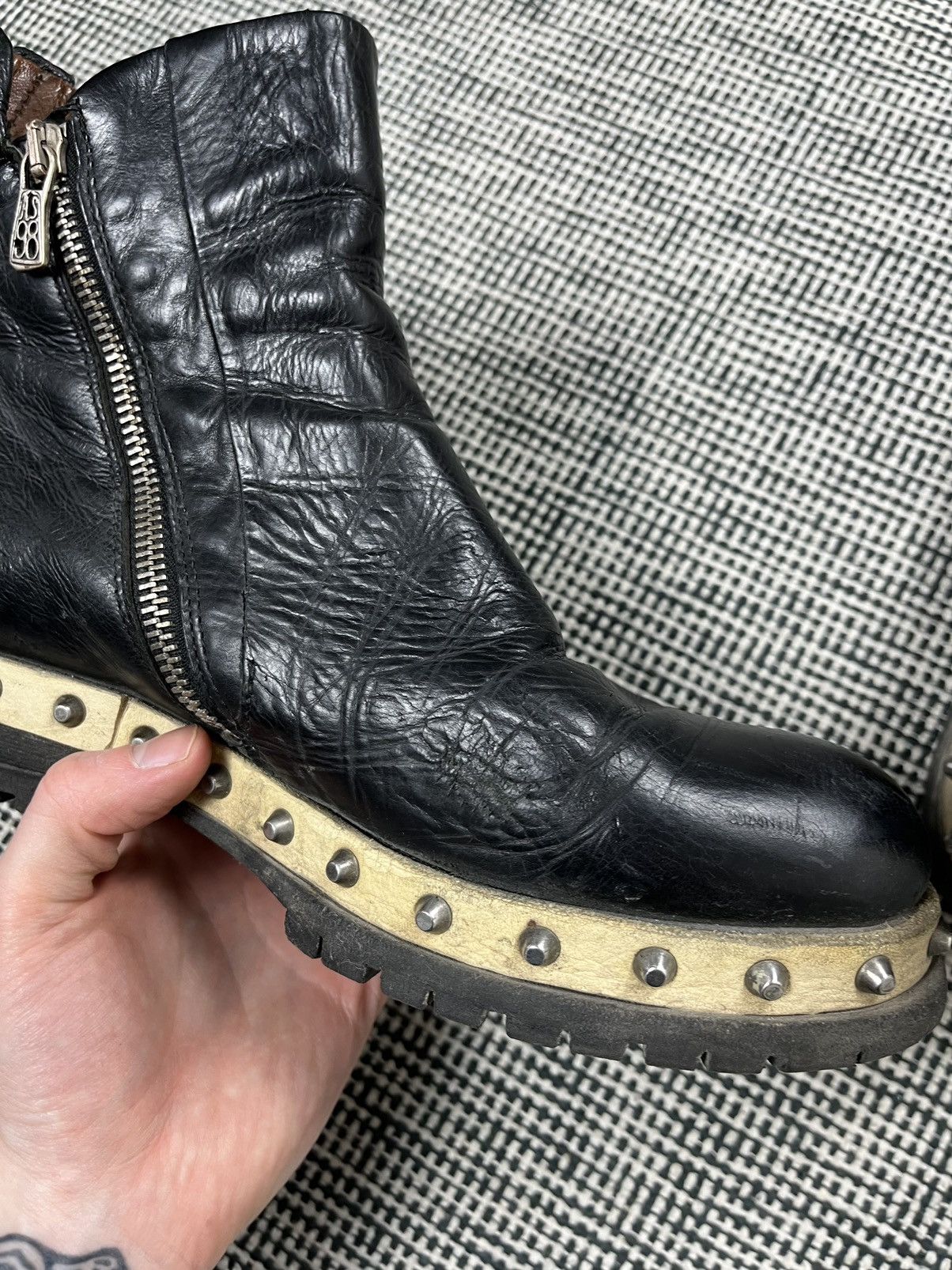 A.S.98 A.S. 98 studded Chelsea chunky boots avant garde Size US 8 / IT 38 - 12 Thumbnail
