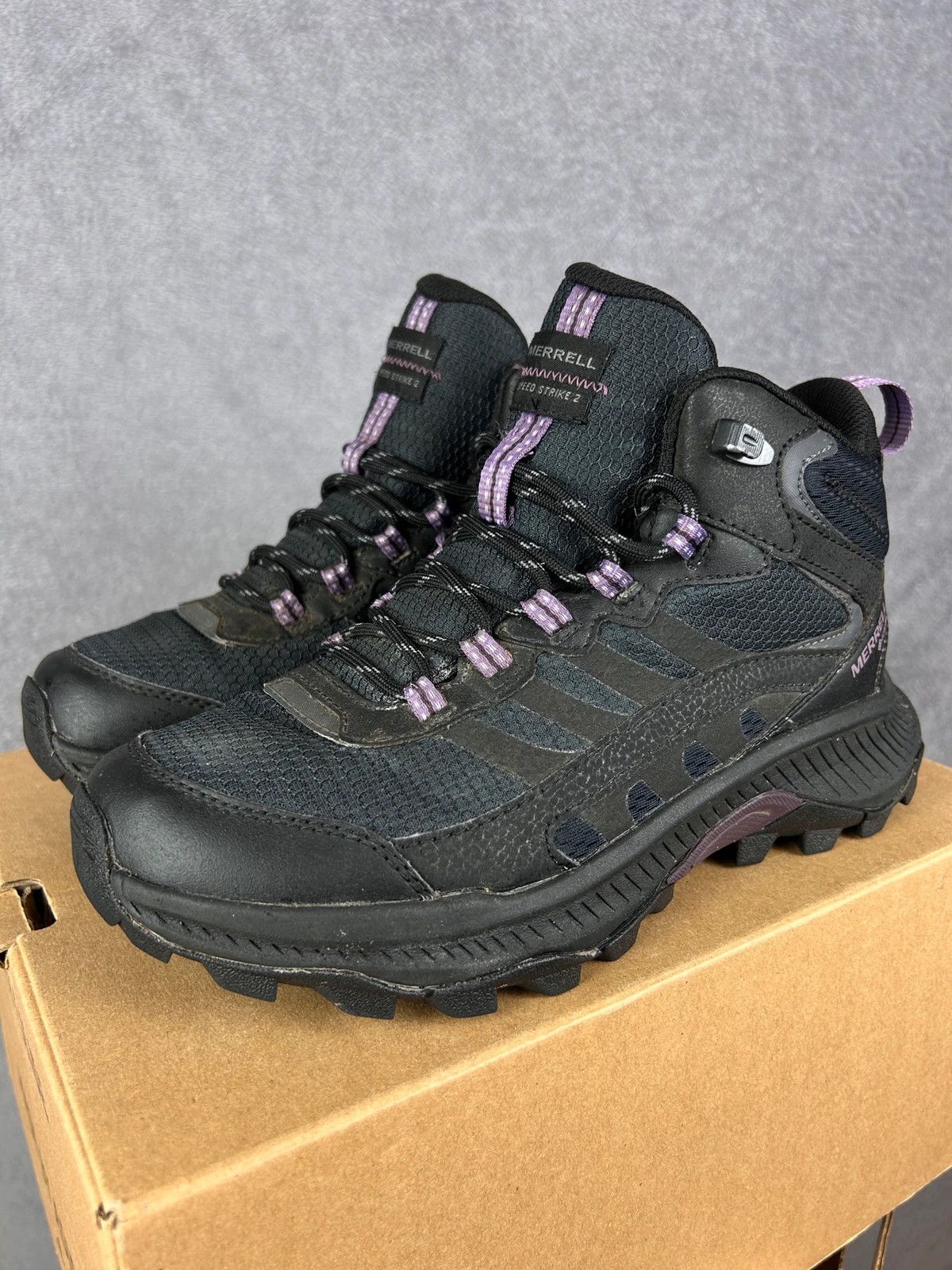 Merrell Marrell Gore-Tex Speed Strike 2 black hiking trekking Size US 7 / IT 37 - 1 Thumbnail