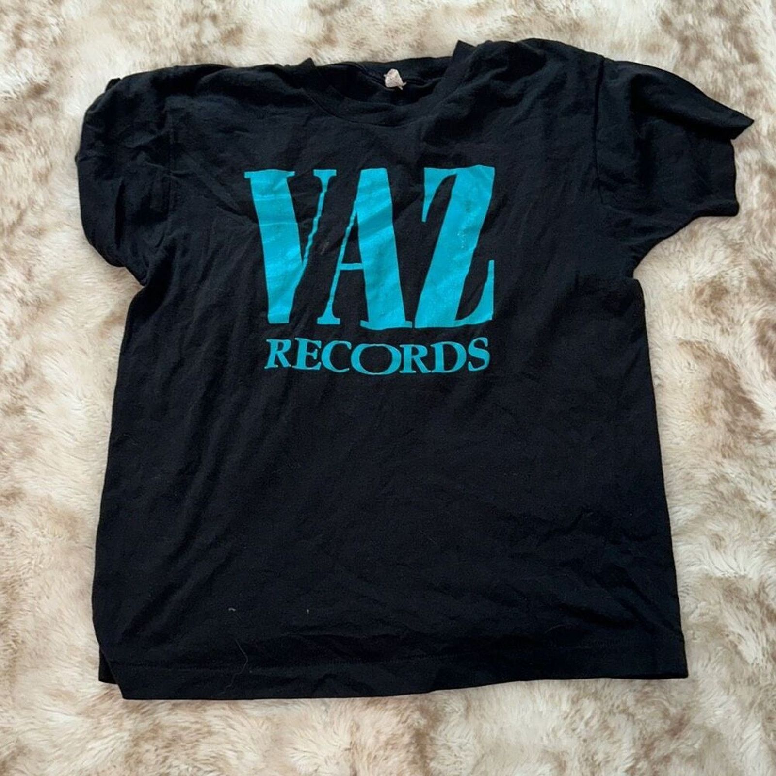 Vintage VAZ Records “Rhythm of Your Soul” Graphic T-Shirt | Sz XL Size XL / US 12-14 / IT 48-50 - 2 Thumbnail