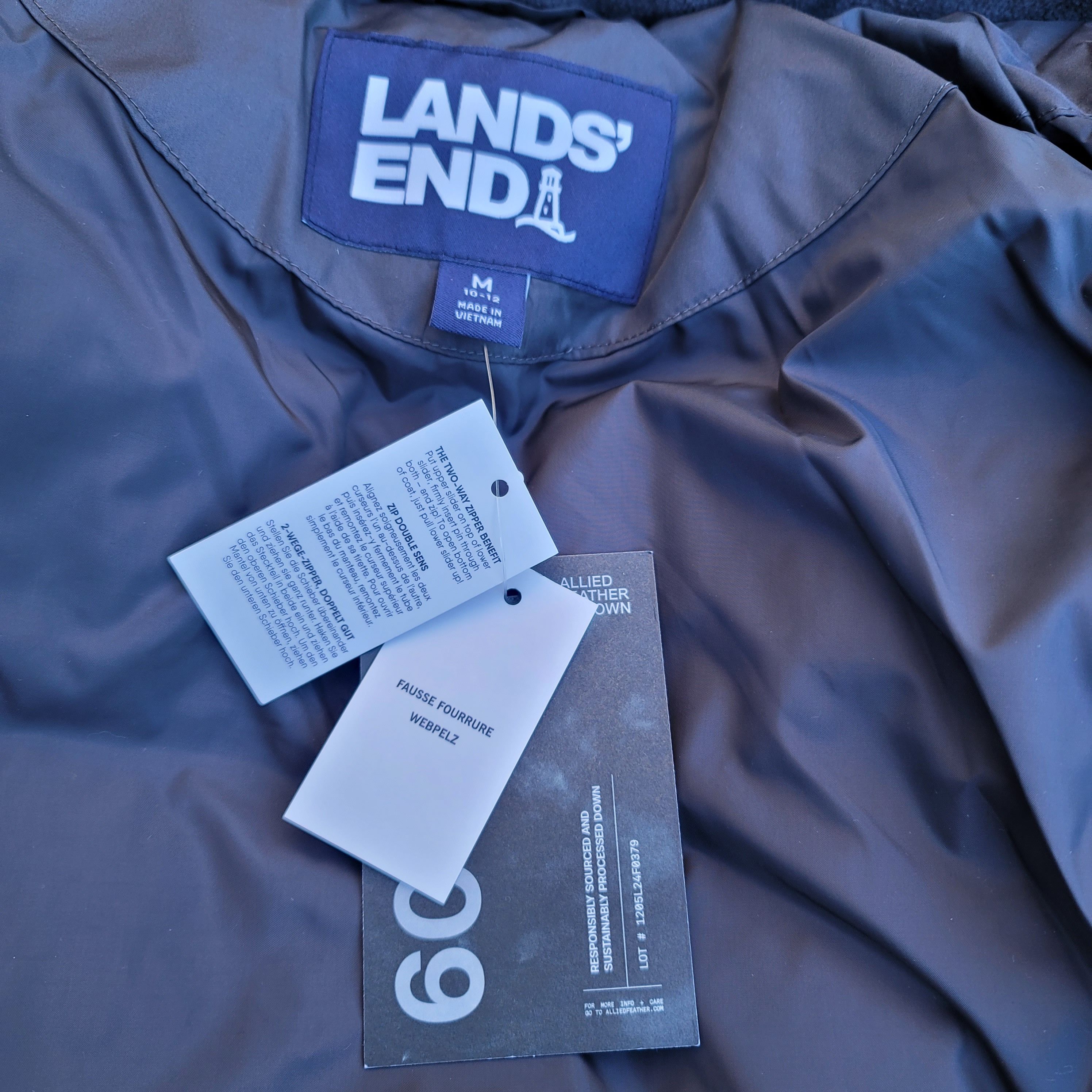 Lands' End New! Lands' End max 600 down puffer long coat Size M / US 6-8 / IT 42-44 - 11 Thumbnail
