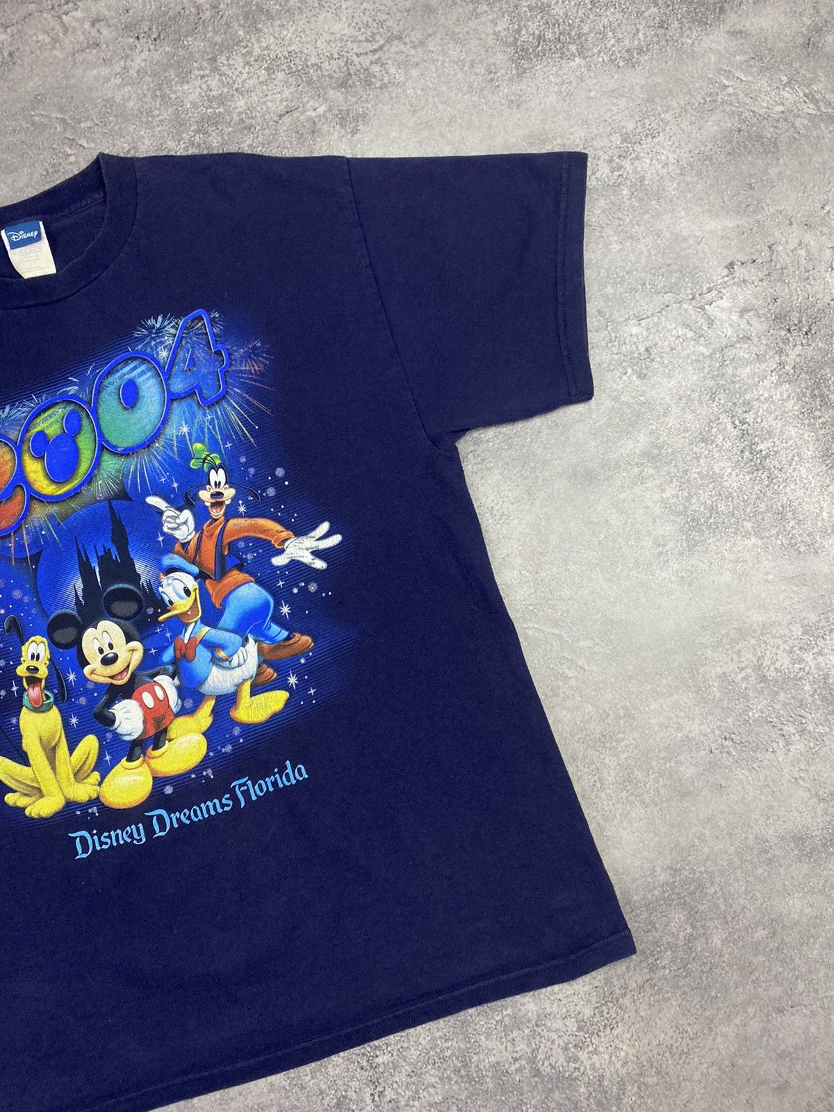 Disney Vintage Mickey Mouse Disney 2004 Dreams Florida Tee Size US L / EU 52-54 / 3 - 3 Thumbnail